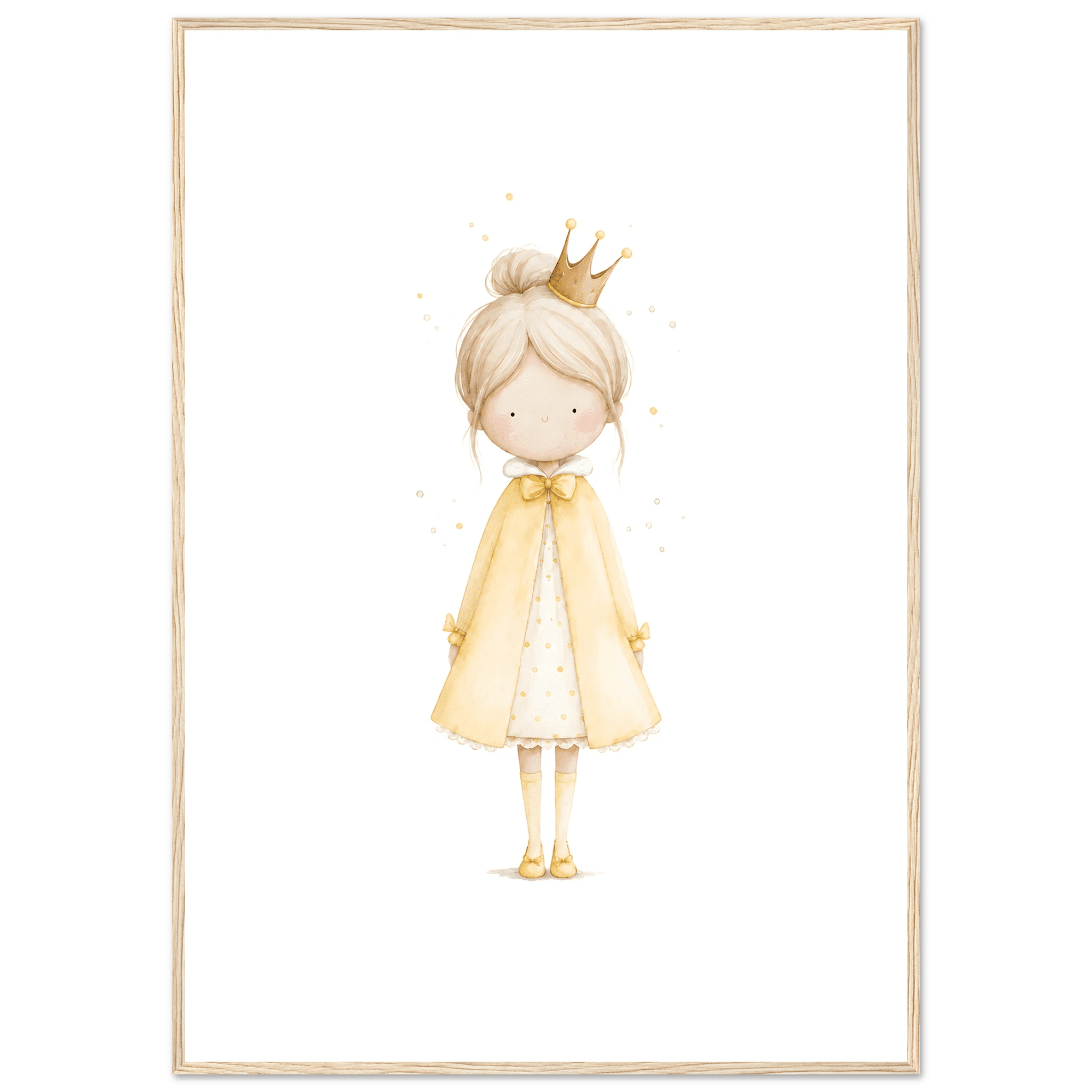 Liten Prinsessa – Personlig Text 💛 poster