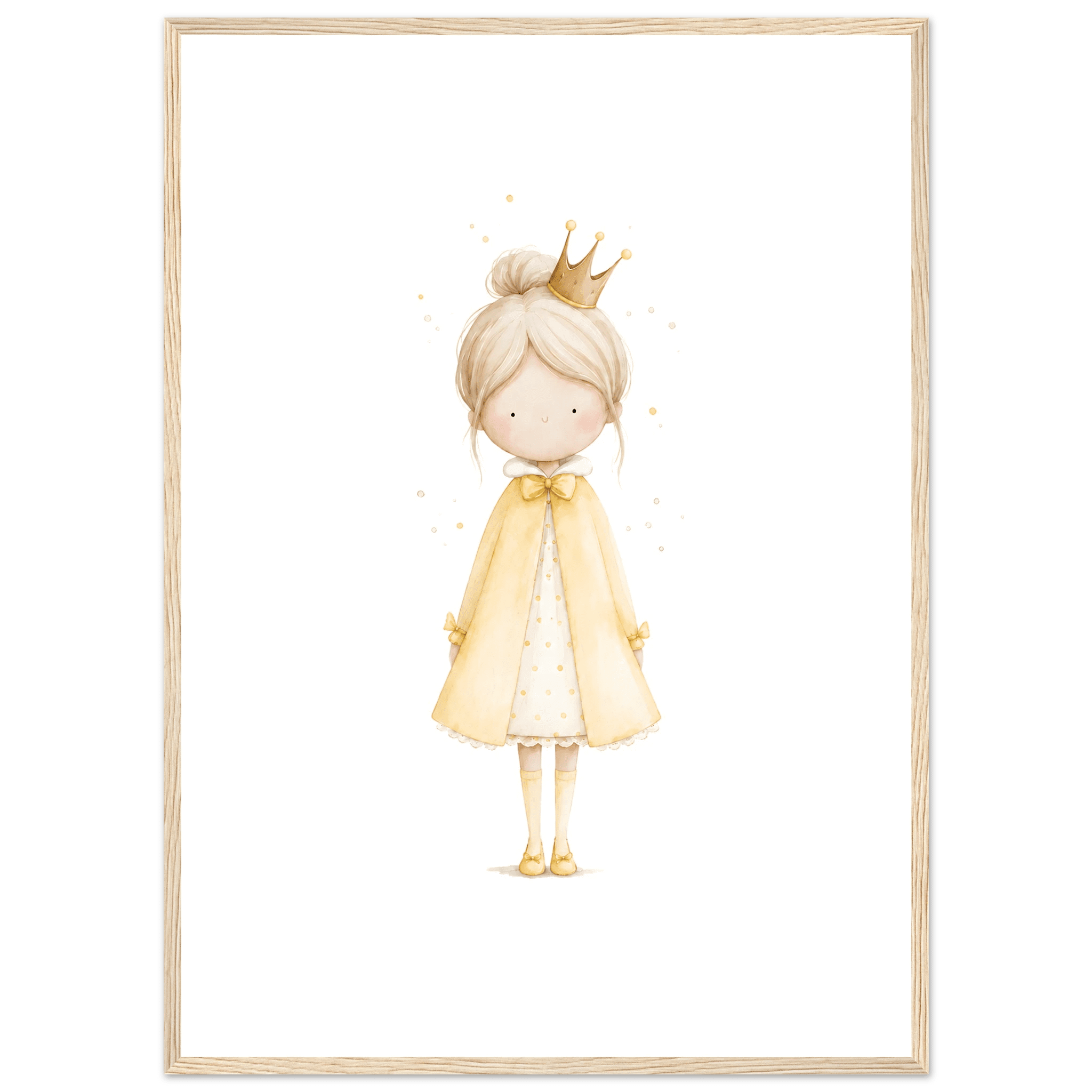 Liten Prinsessa – Personlig Text 💛 poster
