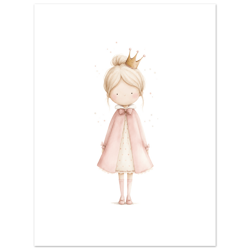 Liten Prinsessa – Personlig Text 💗 poster