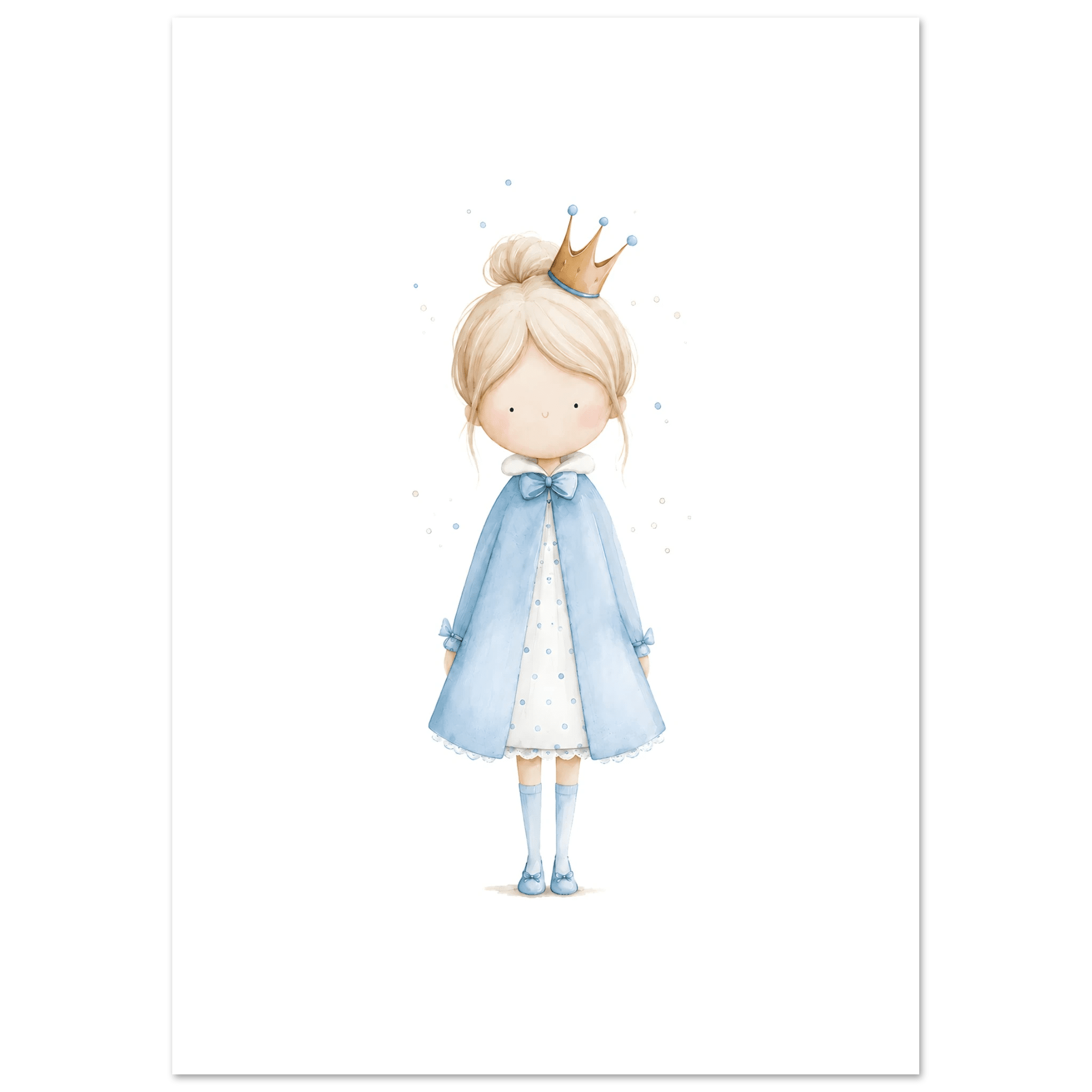 Liten Prinsessa - Personlig Text 💙 poster
