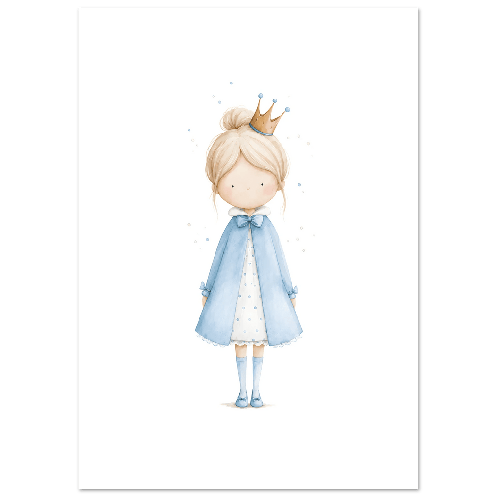 Liten Prinsessa - Personlig Text 💙 poster