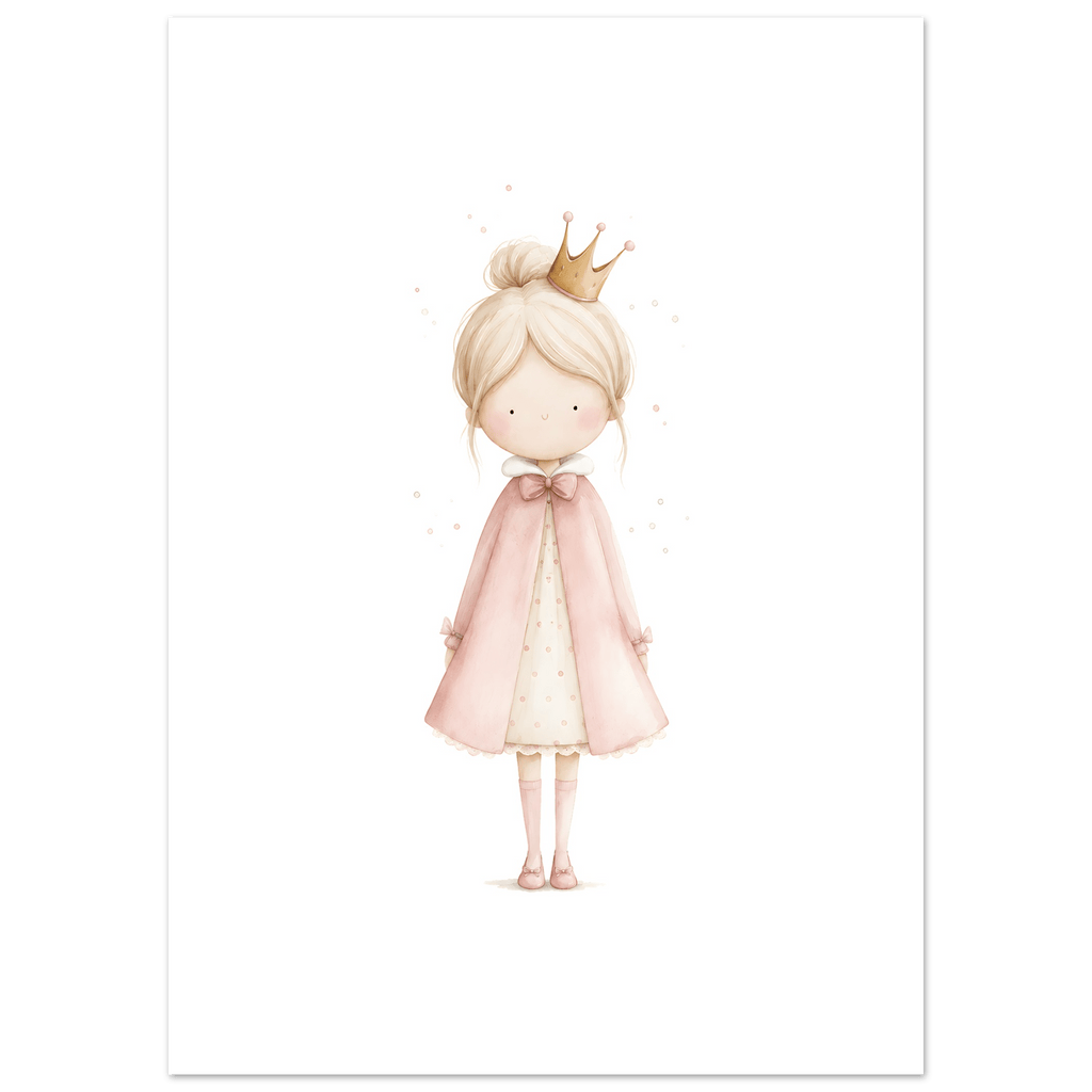 Liten Prinsessa – Personlig Text 💗 poster