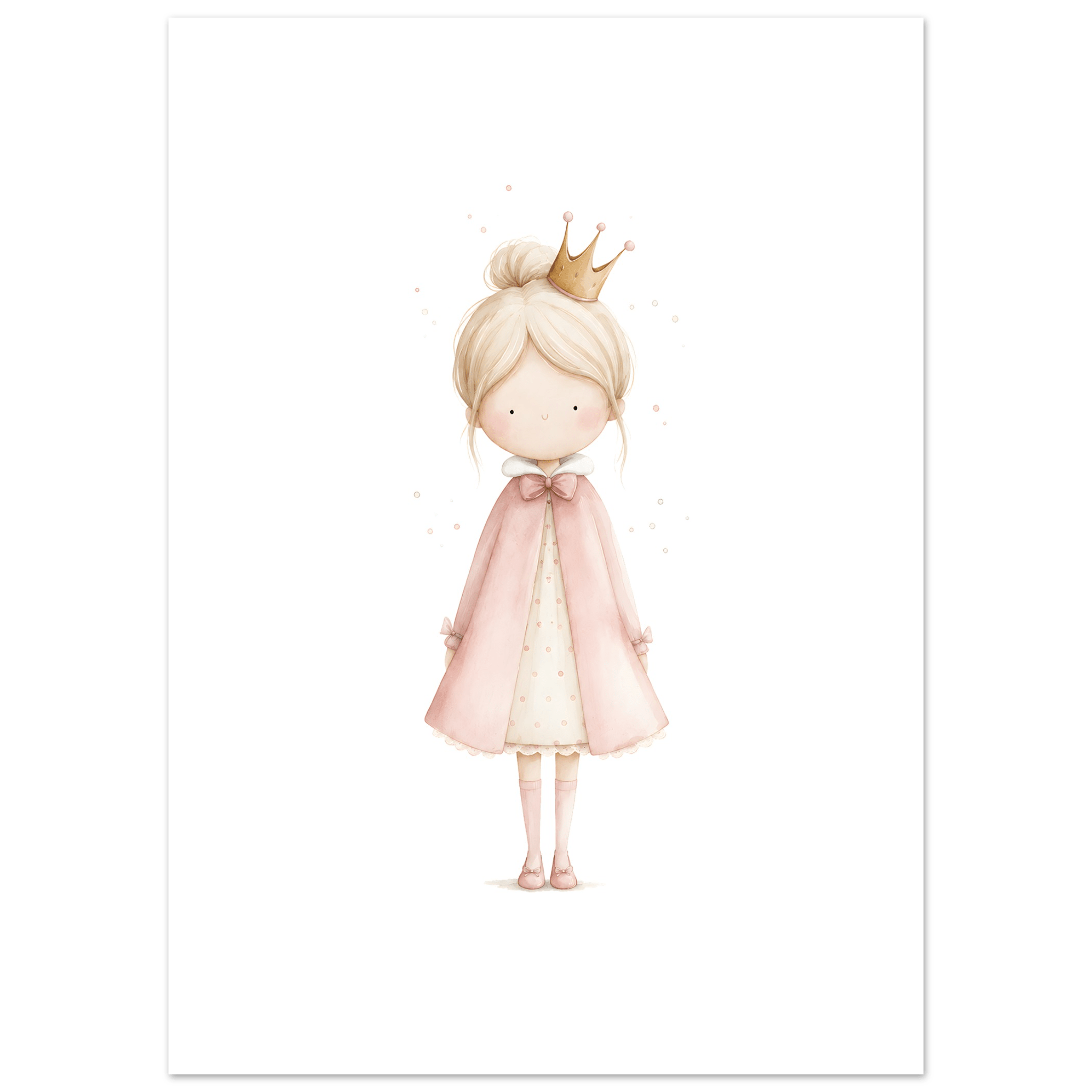 Liten Prinsessa – Personlig Text 💗 poster