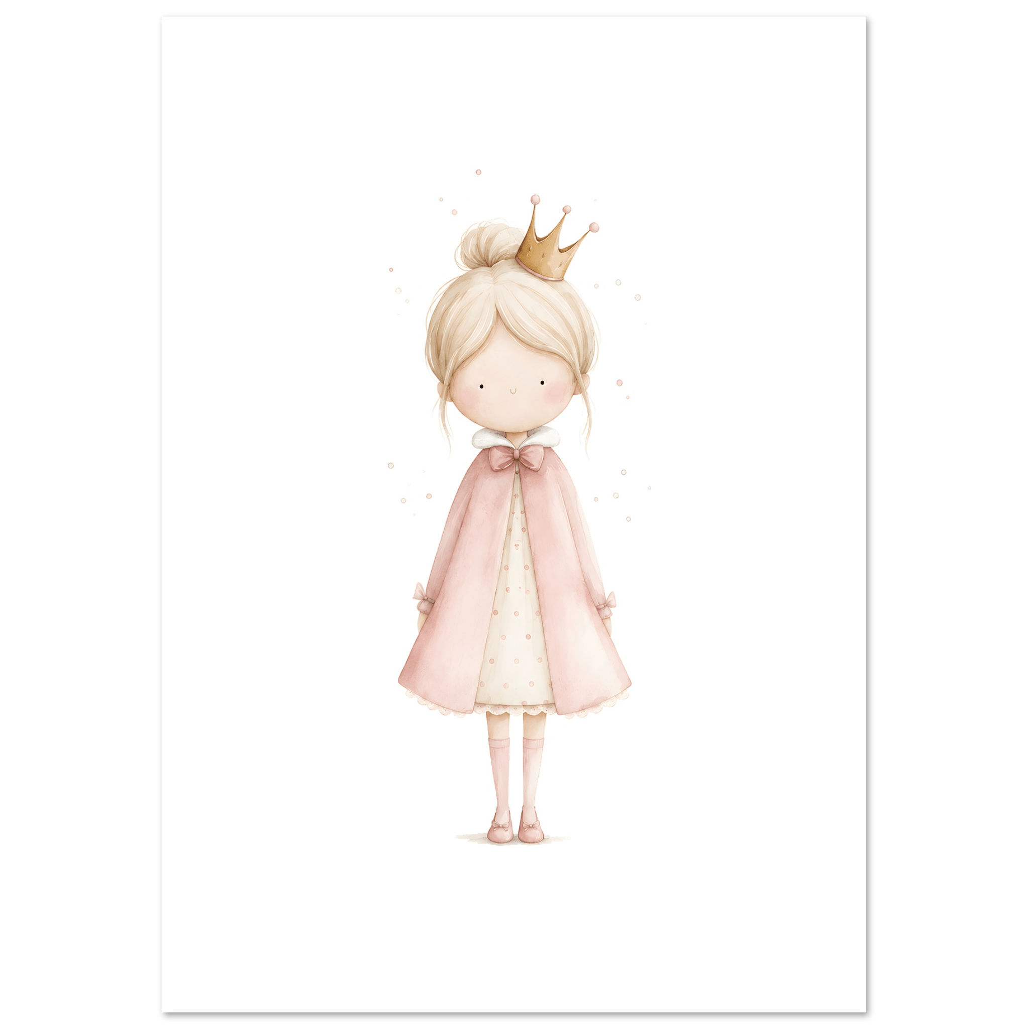 Liten Prinsessa – Personlig Text 💗 poster