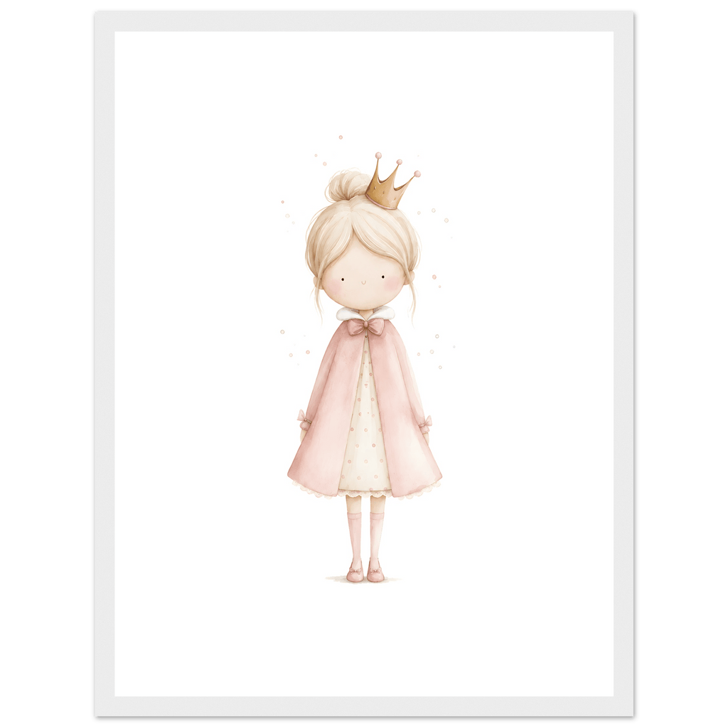 Liten Prinsessa – Personlig Text 💗 poster