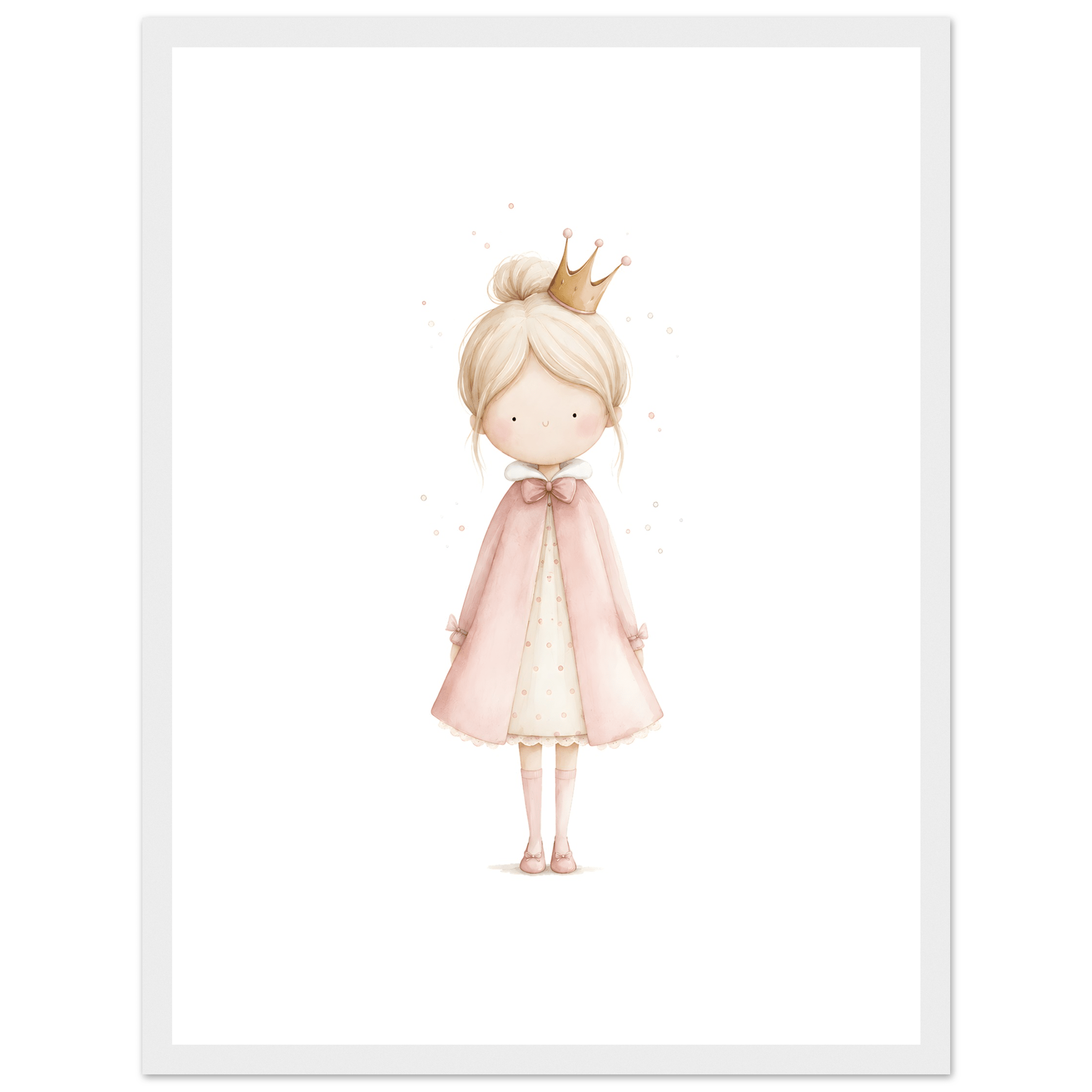 Liten Prinsessa – Personlig Text 💗 poster
