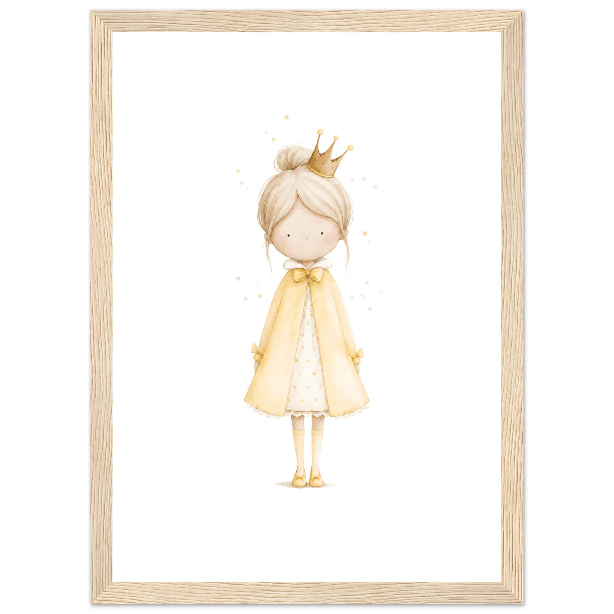 Liten Prinsessa – Personlig Text 💛 poster