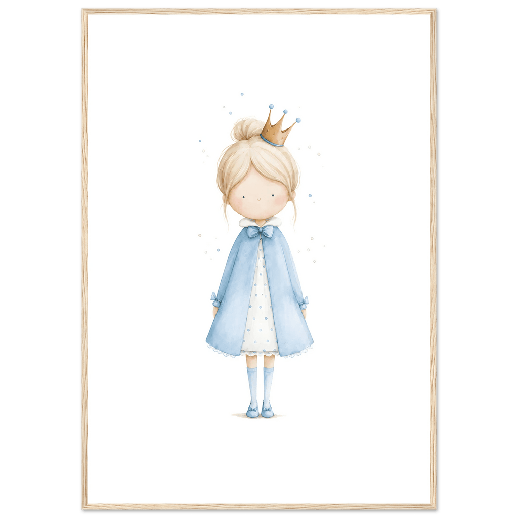 Liten Prinsessa - Personlig Text 💙 poster