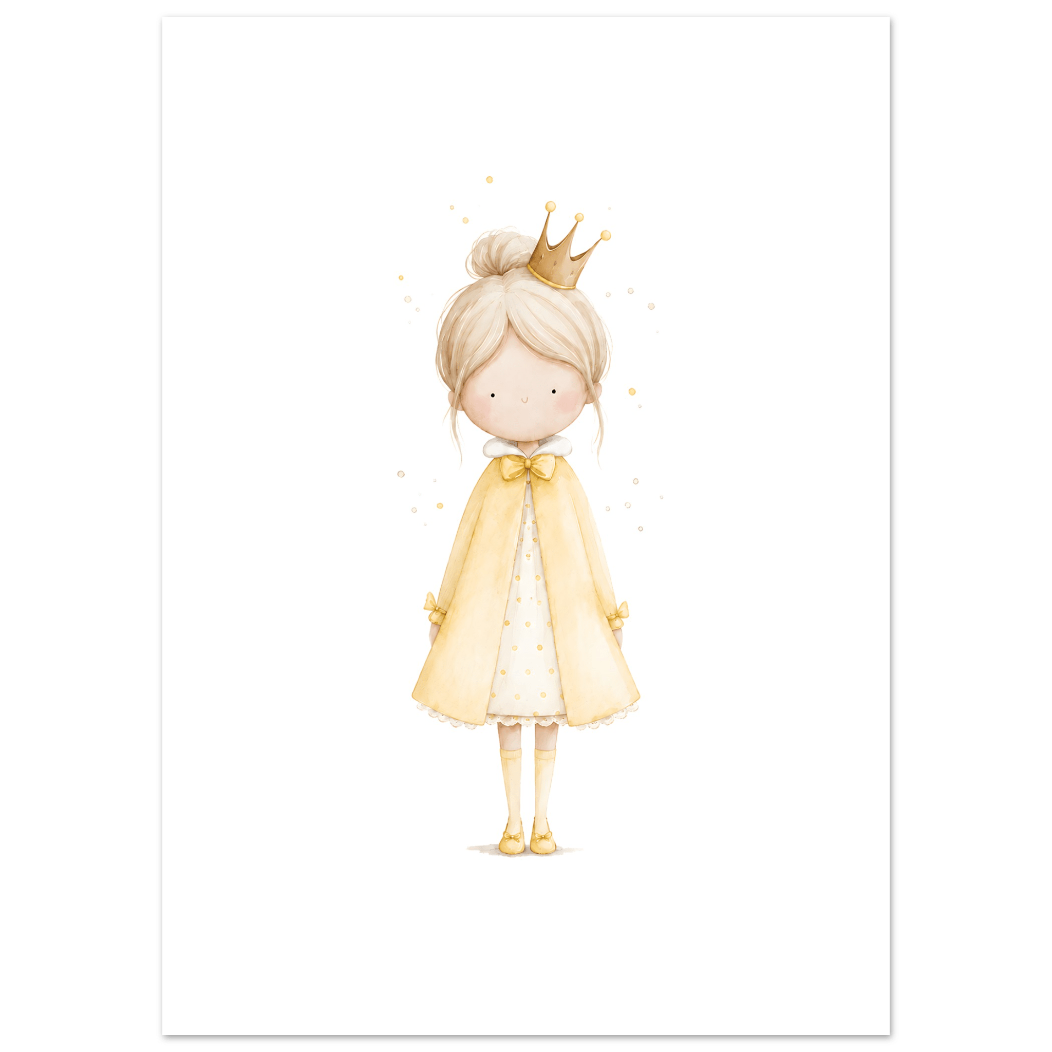 Liten Prinsessa – Personlig Text 💛 poster