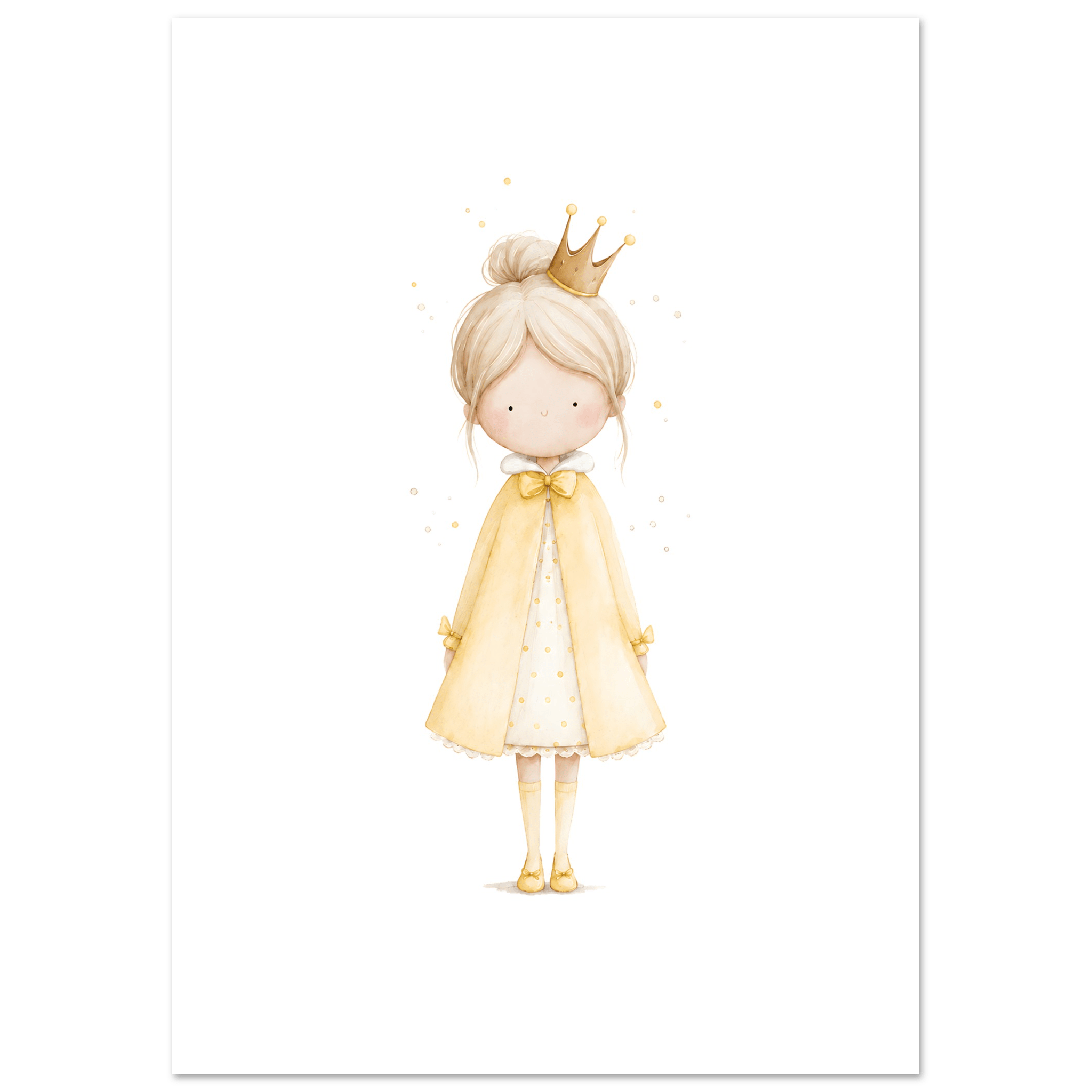Liten Prinsessa – Personlig Text 💛 poster