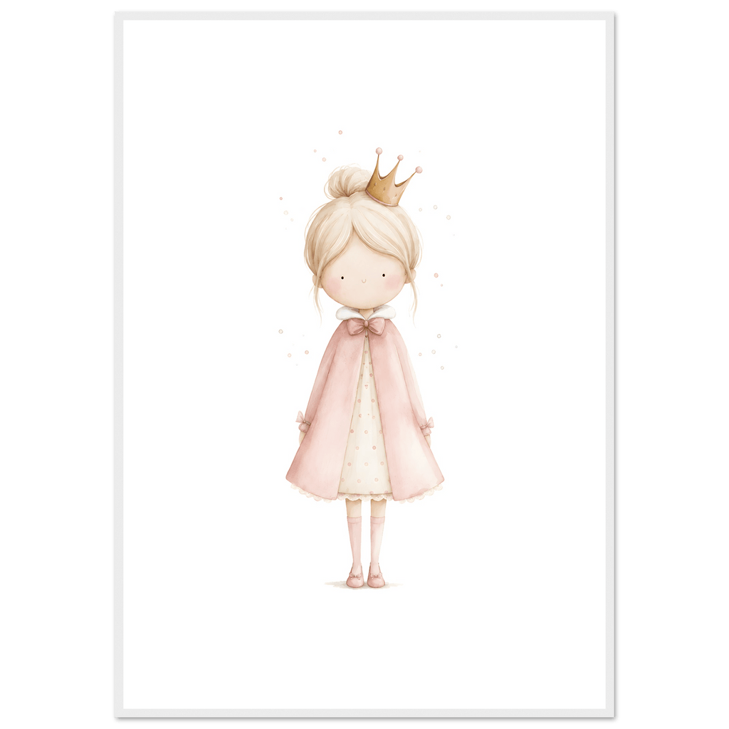 Liten Prinsessa – Personlig Text 💗 poster