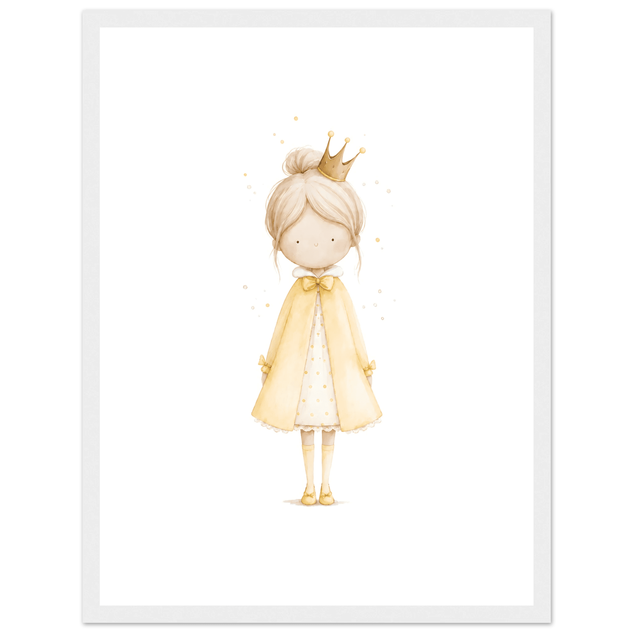 Liten Prinsessa – Personlig Text 💛 poster