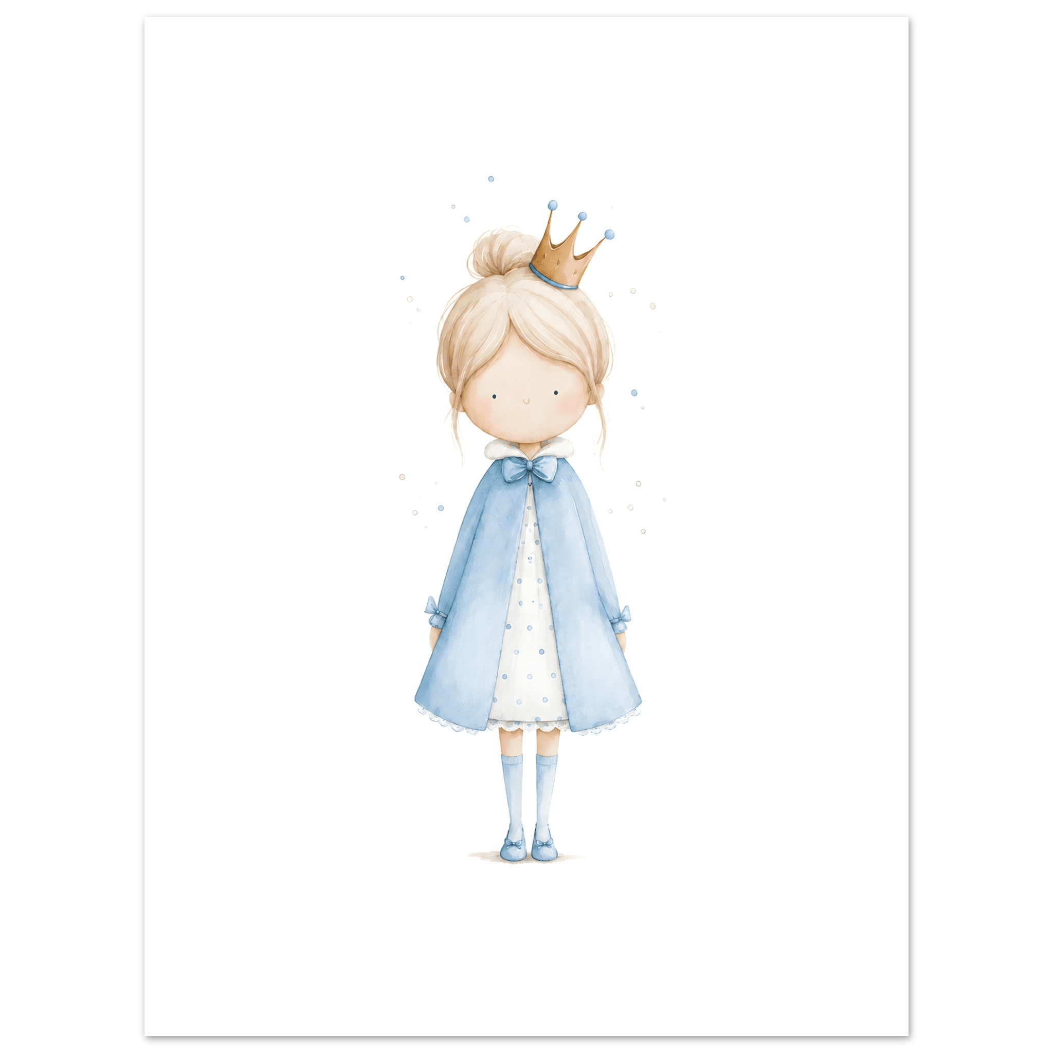 Liten Prinsessa - Personlig Text 💙 poster