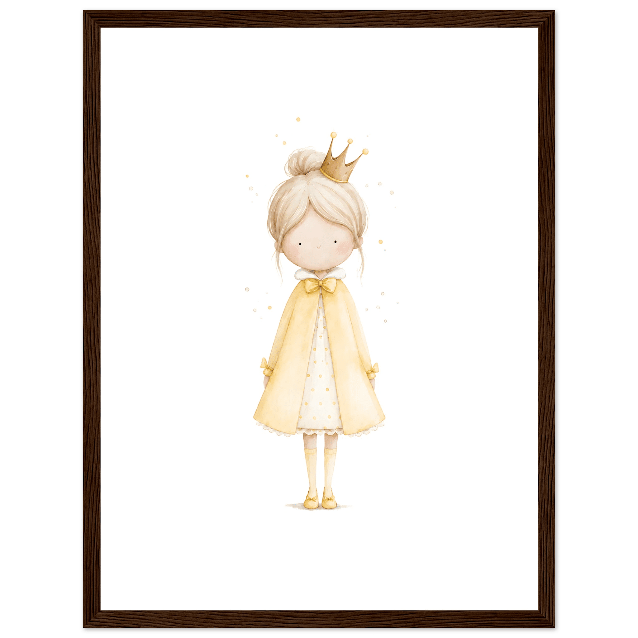 Liten Prinsessa – Personlig Text 💛 poster