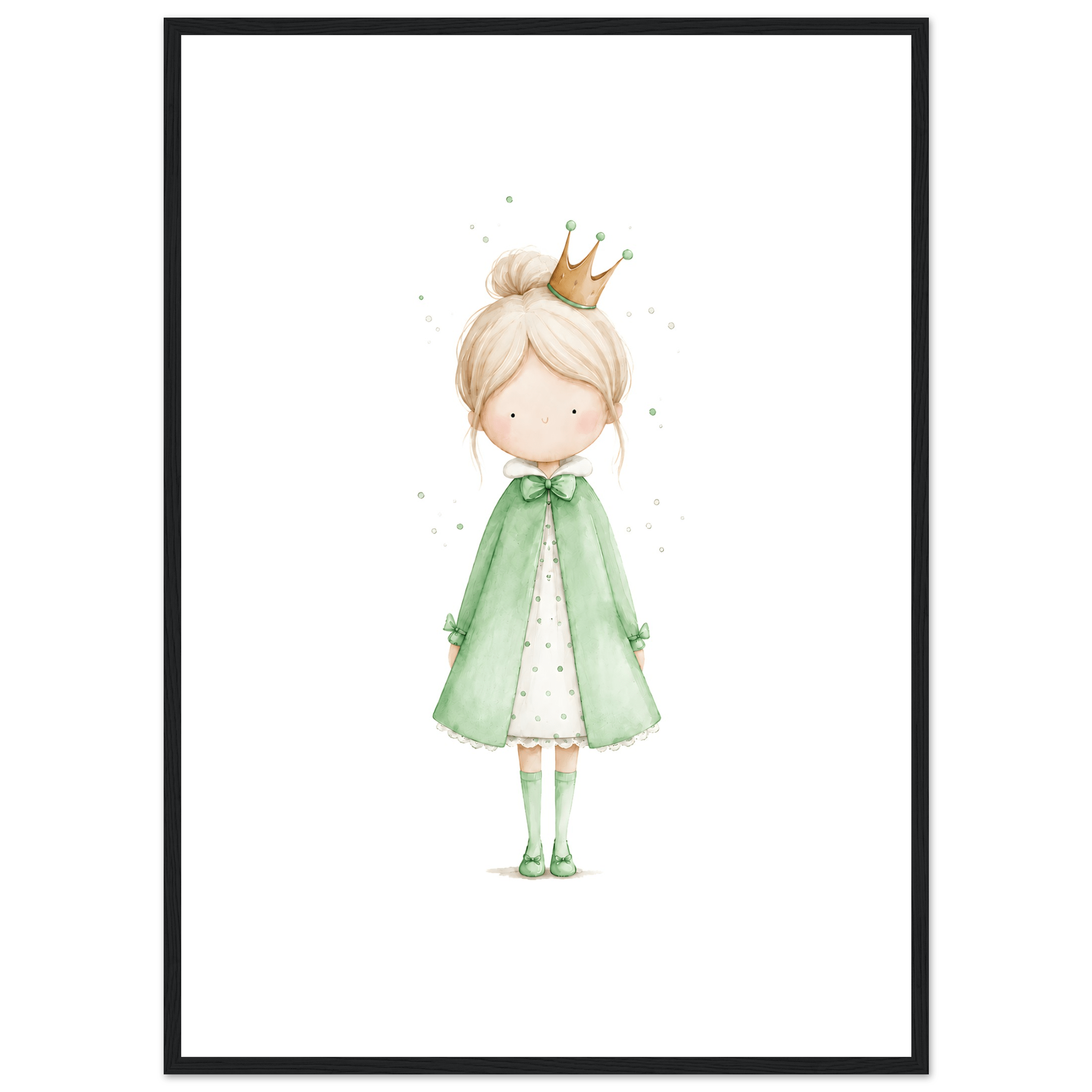 Liten Prinsessa – Personlig Text 💚 poster