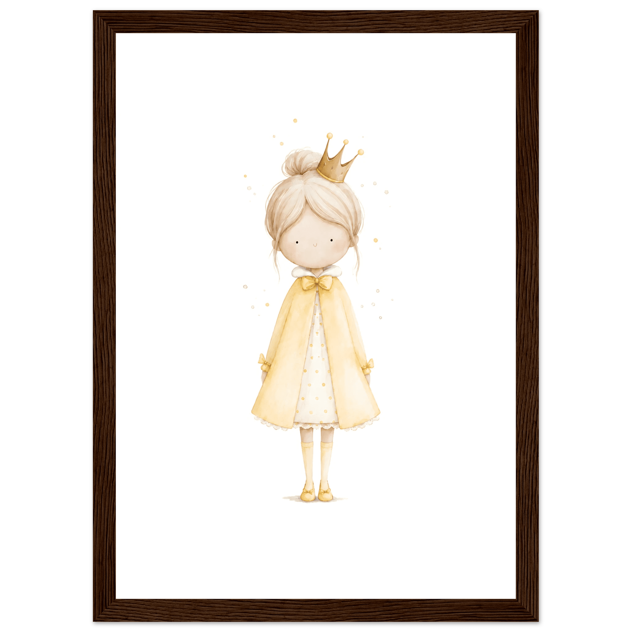 Liten Prinsessa – Personlig Text 💛 poster