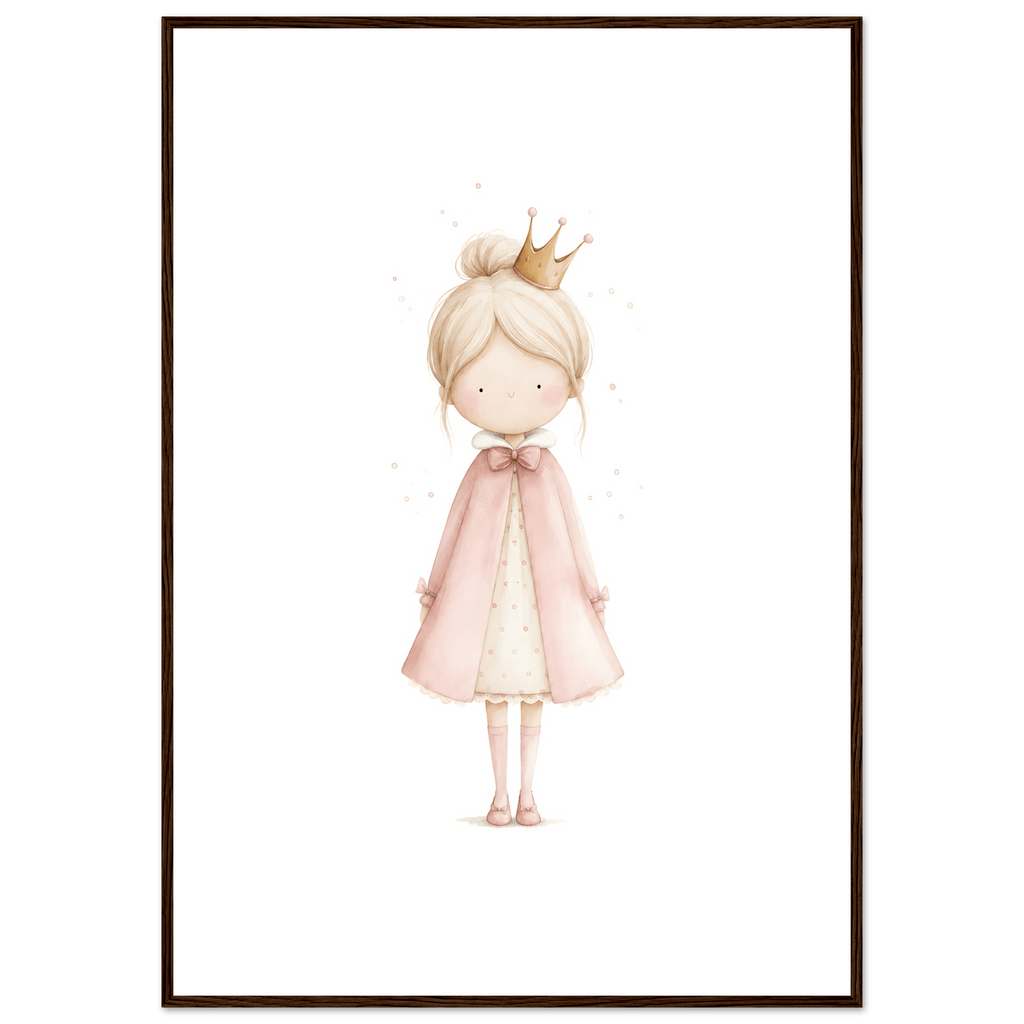 Liten Prinsessa – Personlig Text 💗 poster