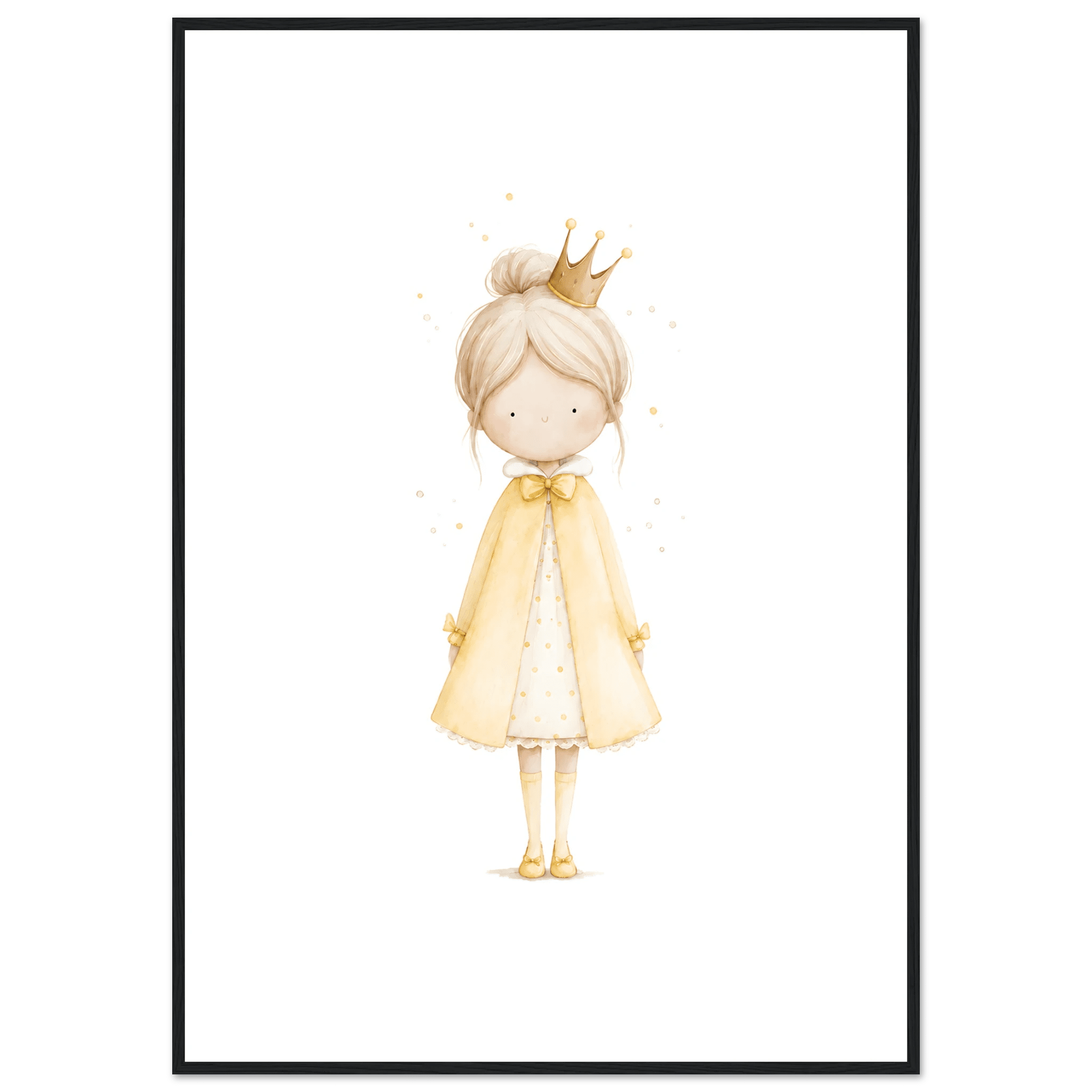 Liten Prinsessa – Personlig Text 💛 poster
