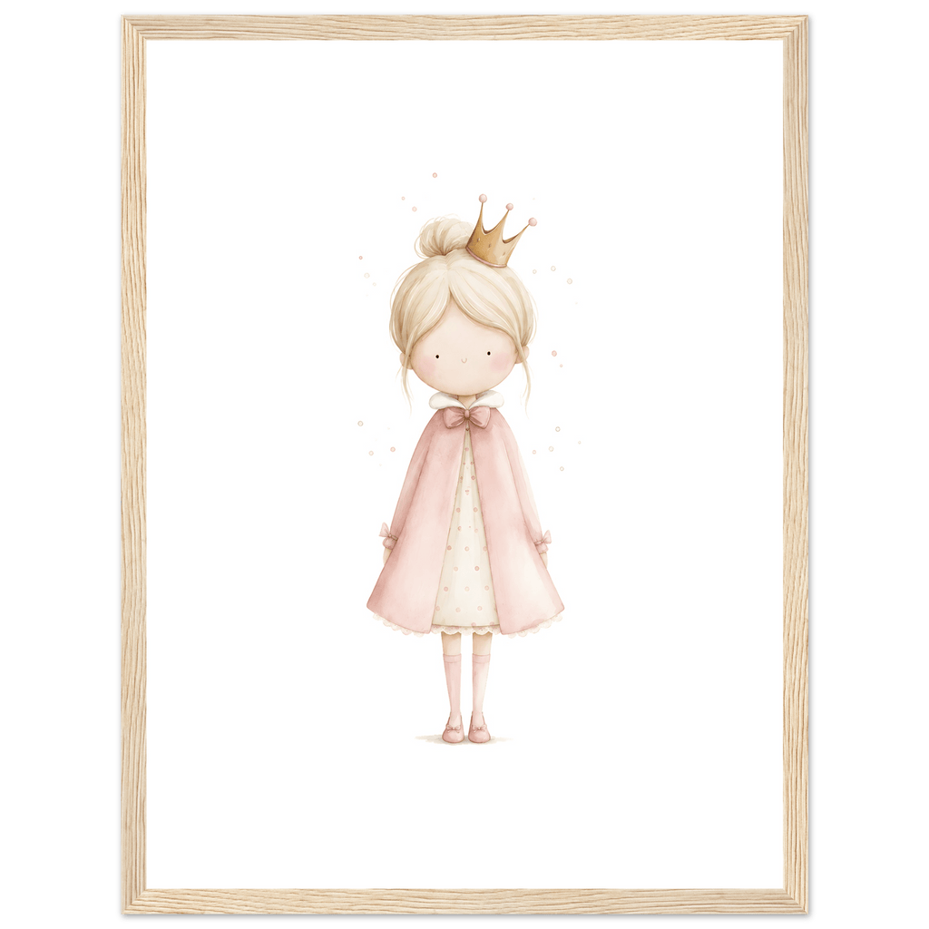 Liten Prinsessa – Personlig Text 💗 poster