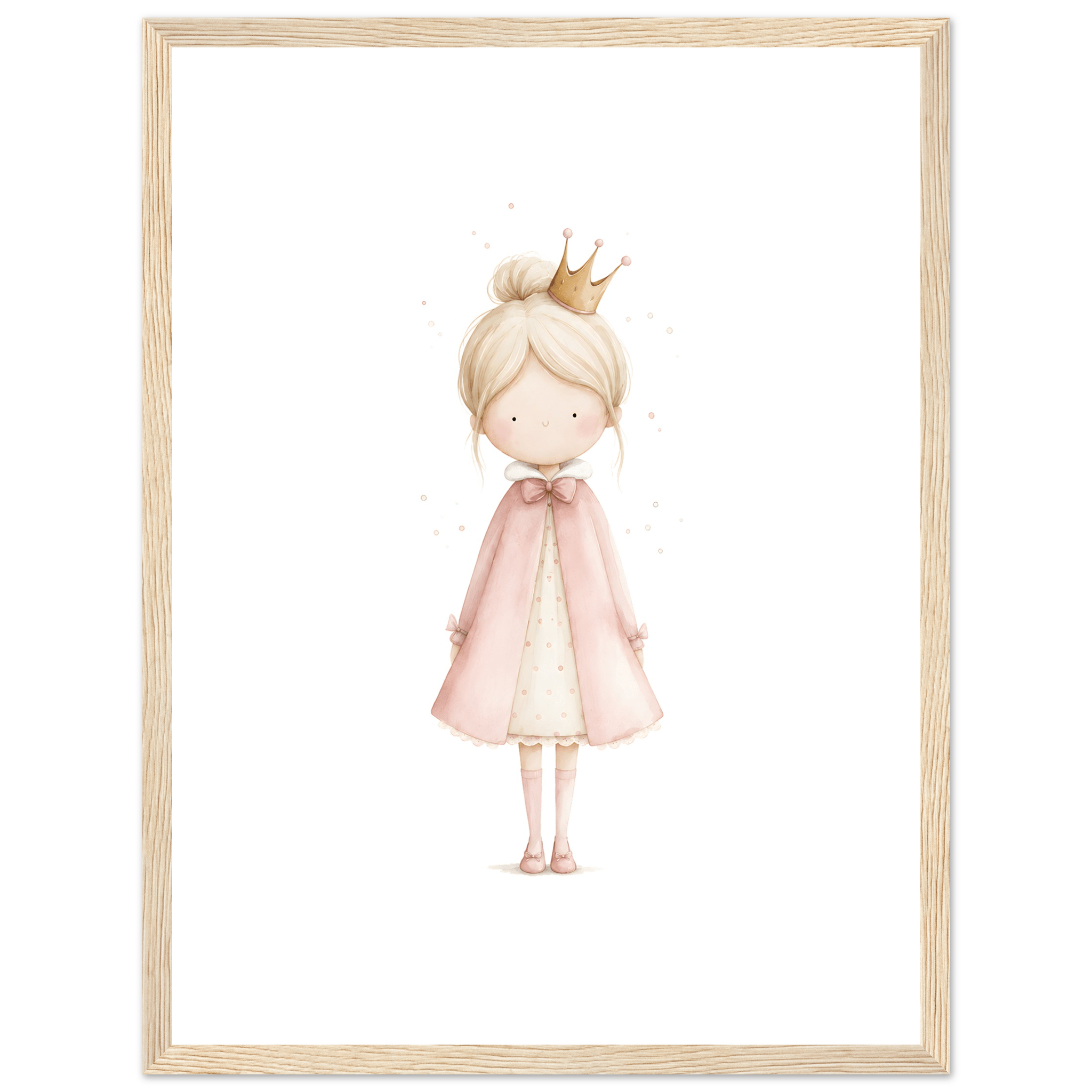 Liten Prinsessa – Personlig Text 💗 poster
