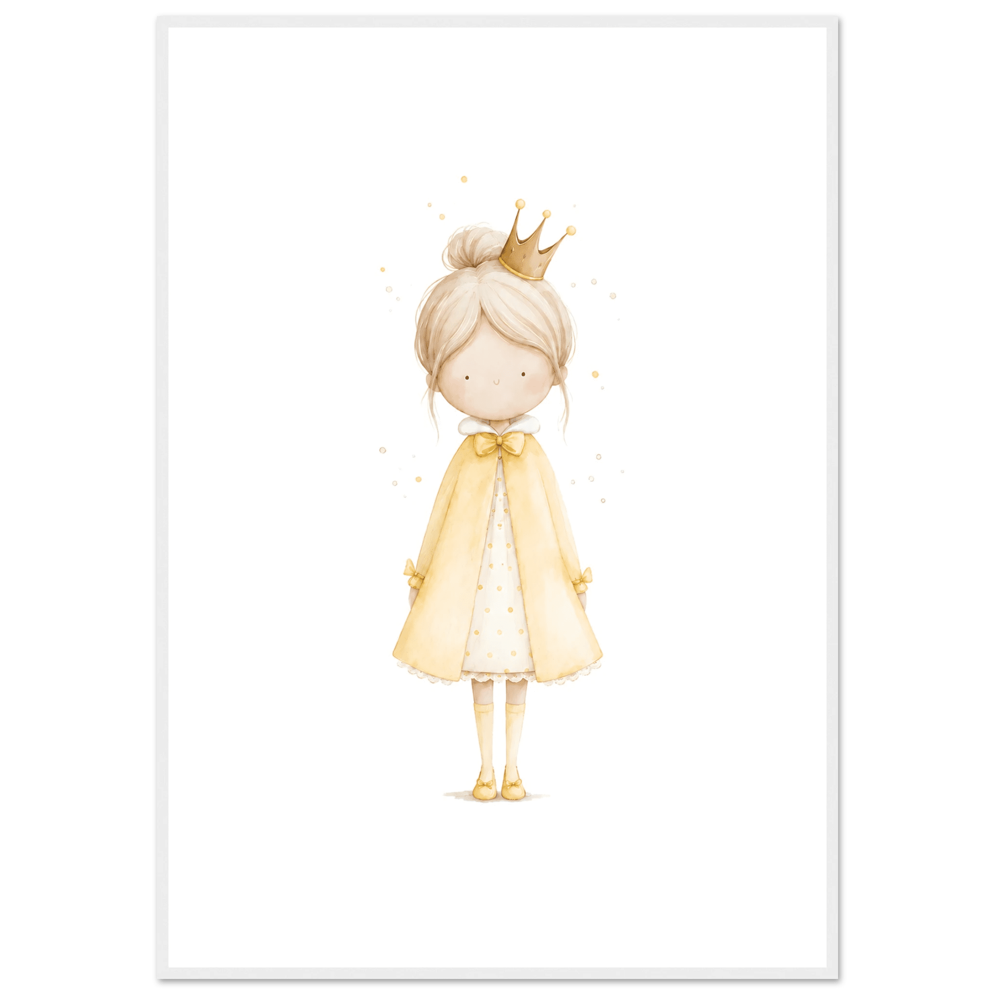 Liten Prinsessa – Personlig Text 💛 poster