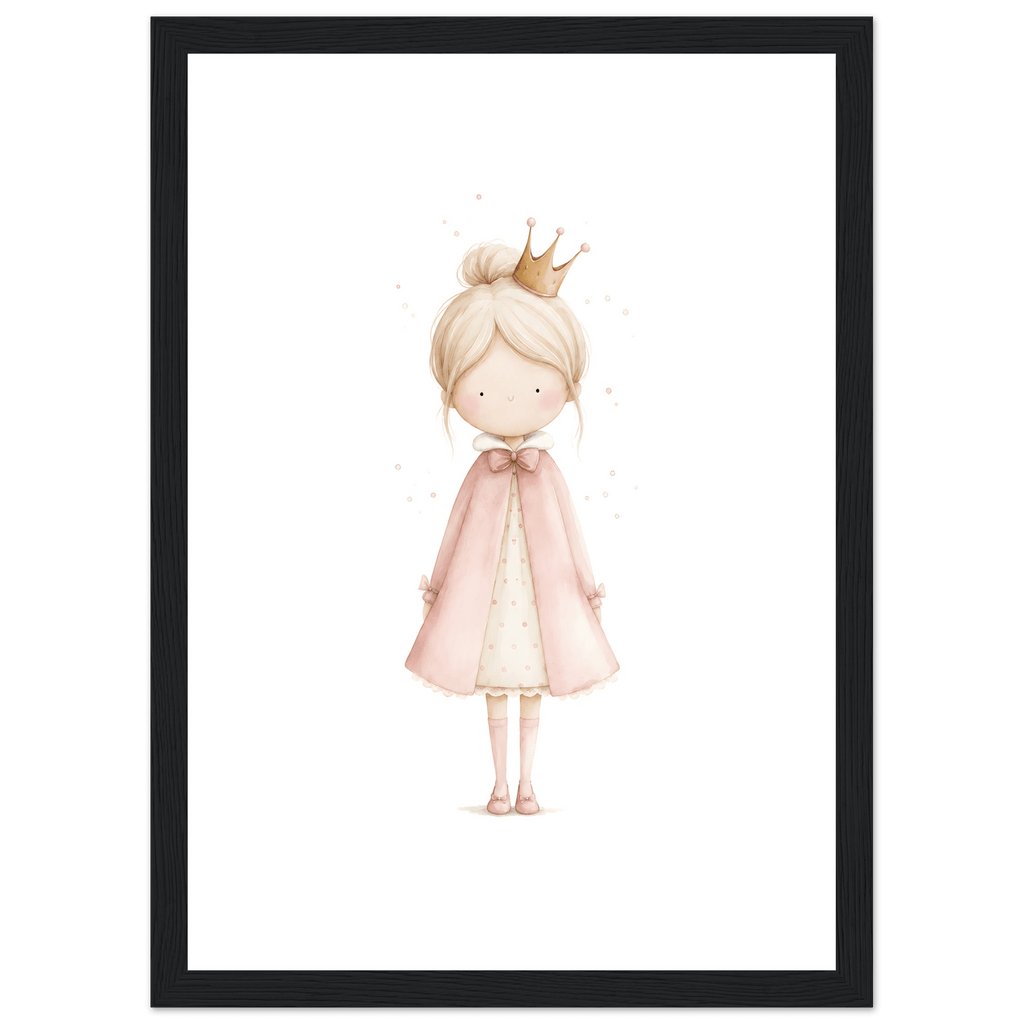 Liten Prinsessa – Personlig Text 💗 poster