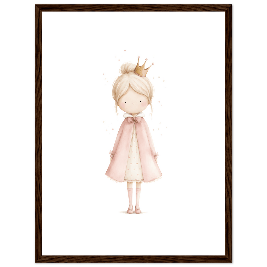 Liten Prinsessa – Personlig Text 💗 poster