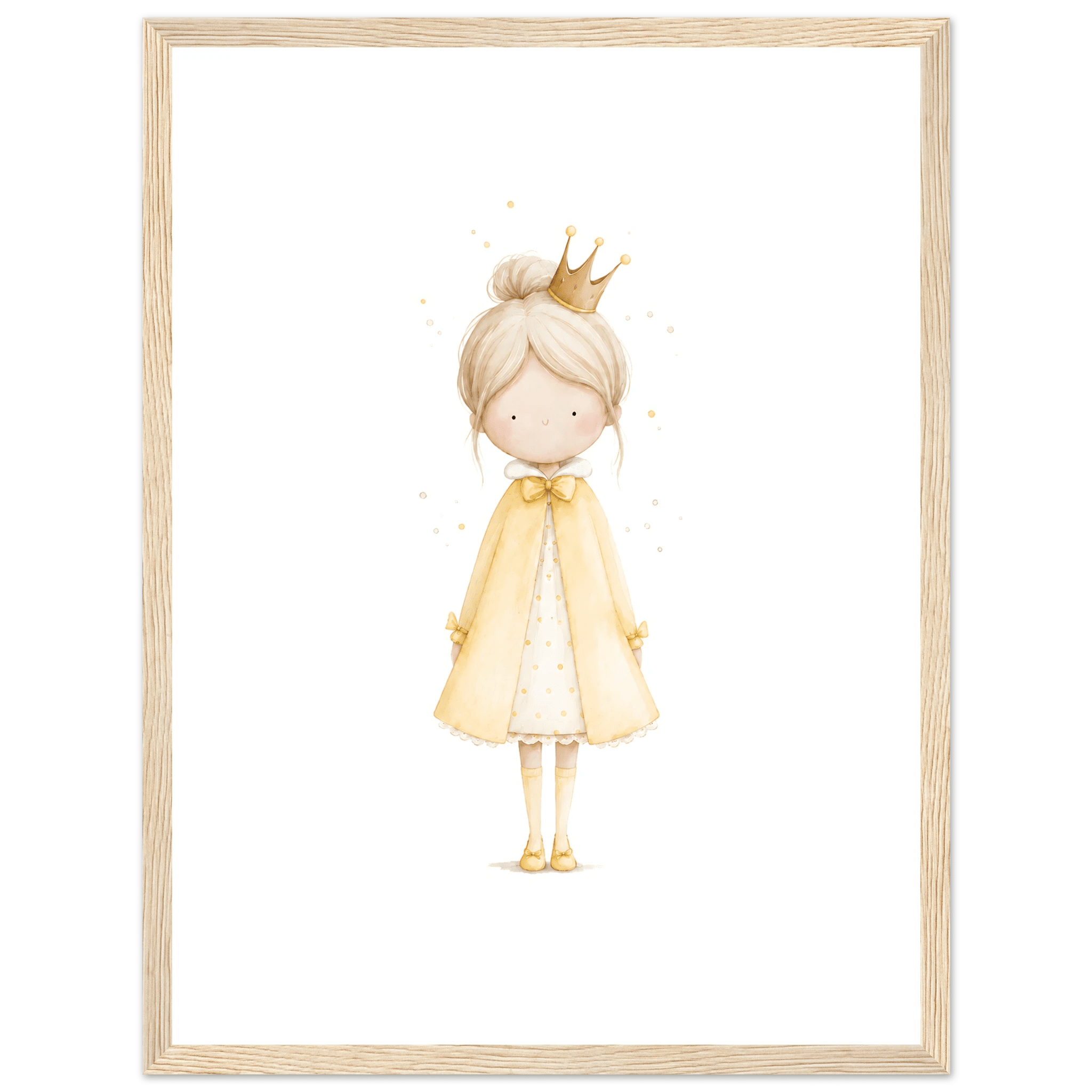 Liten Prinsessa – Personlig Text 💛 poster