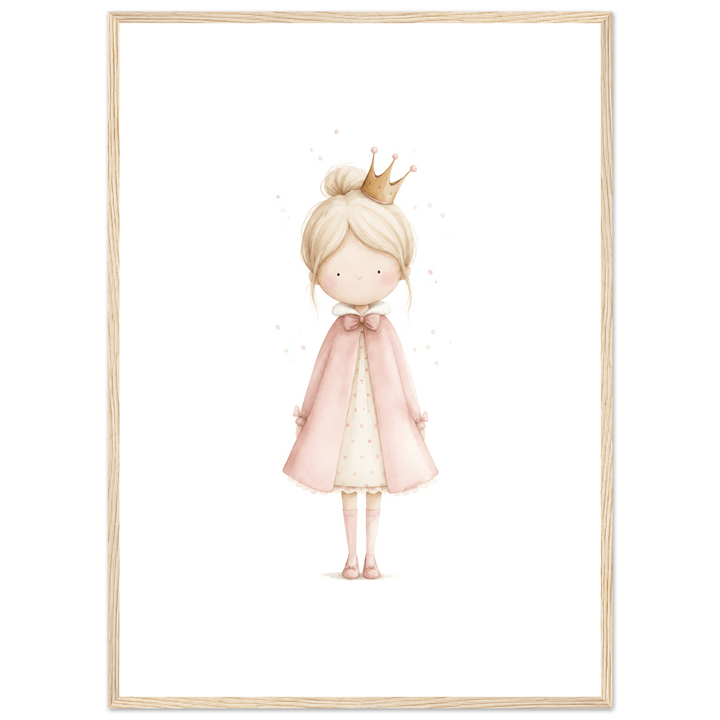 Liten Prinsessa – Personlig Text 💗 poster