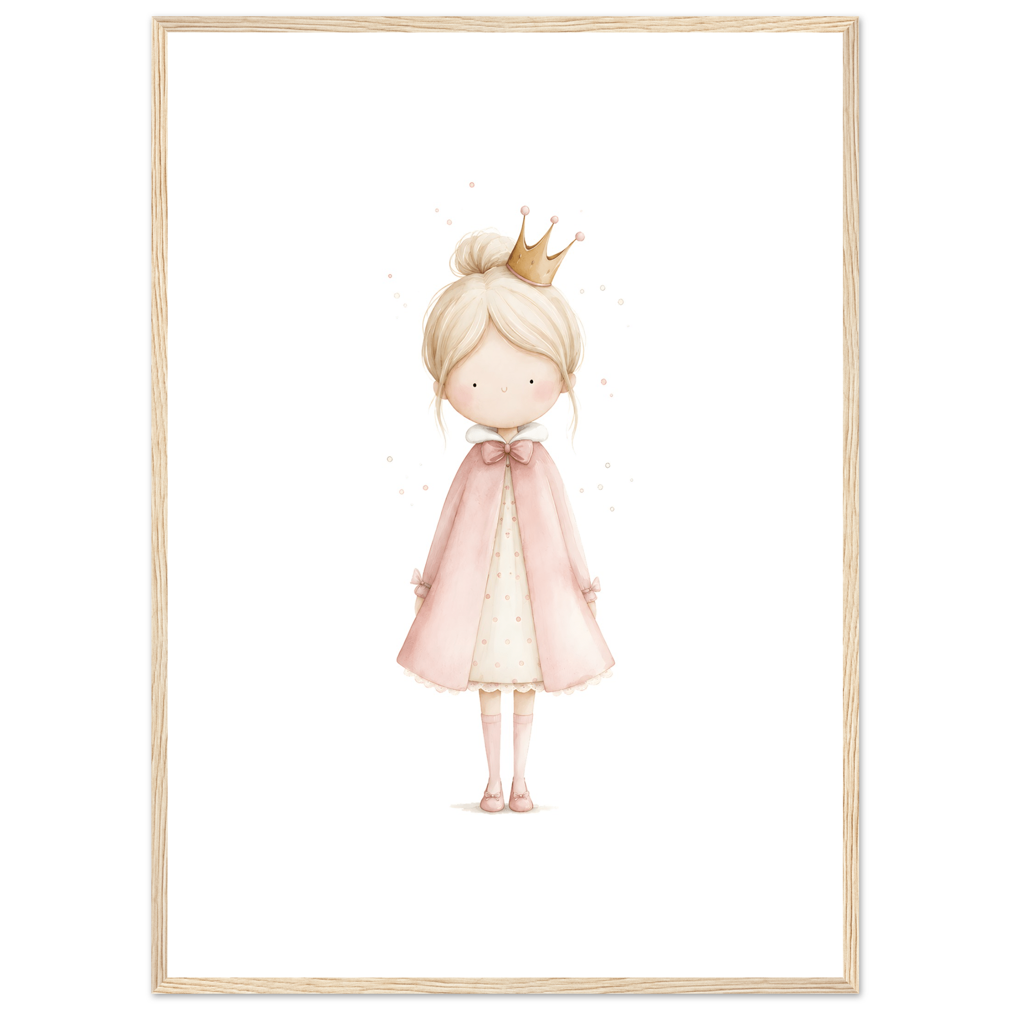 Liten Prinsessa – Personlig Text 💗 poster