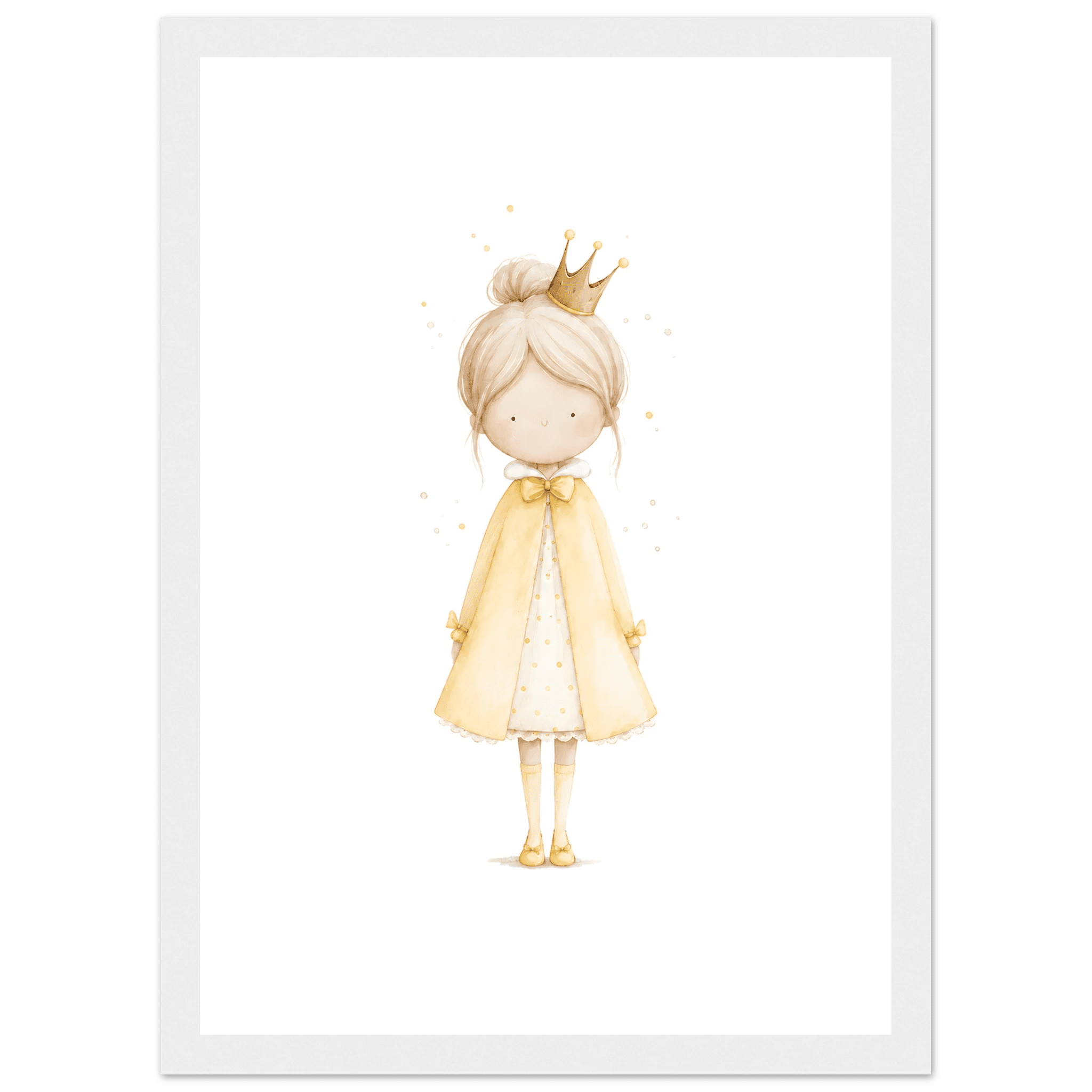Liten Prinsessa – Personlig Text 💛 poster
