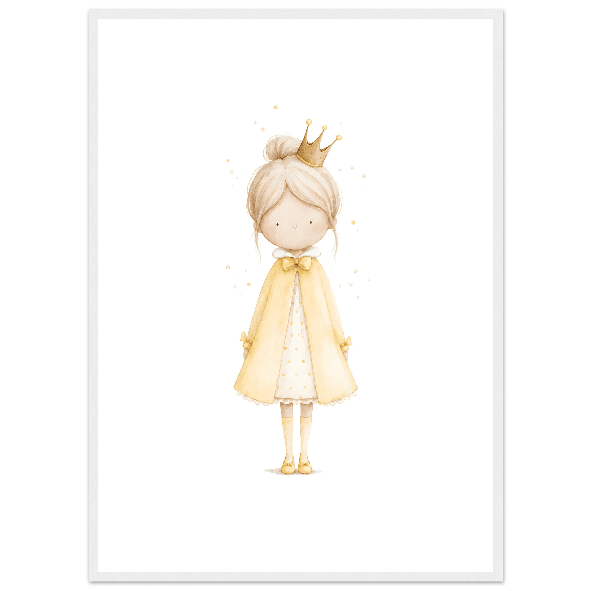 Liten Prinsessa – Personlig Text 💛 poster
