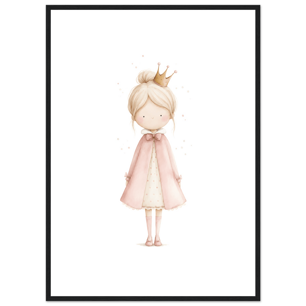 Liten Prinsessa – Personlig Text 💗 poster