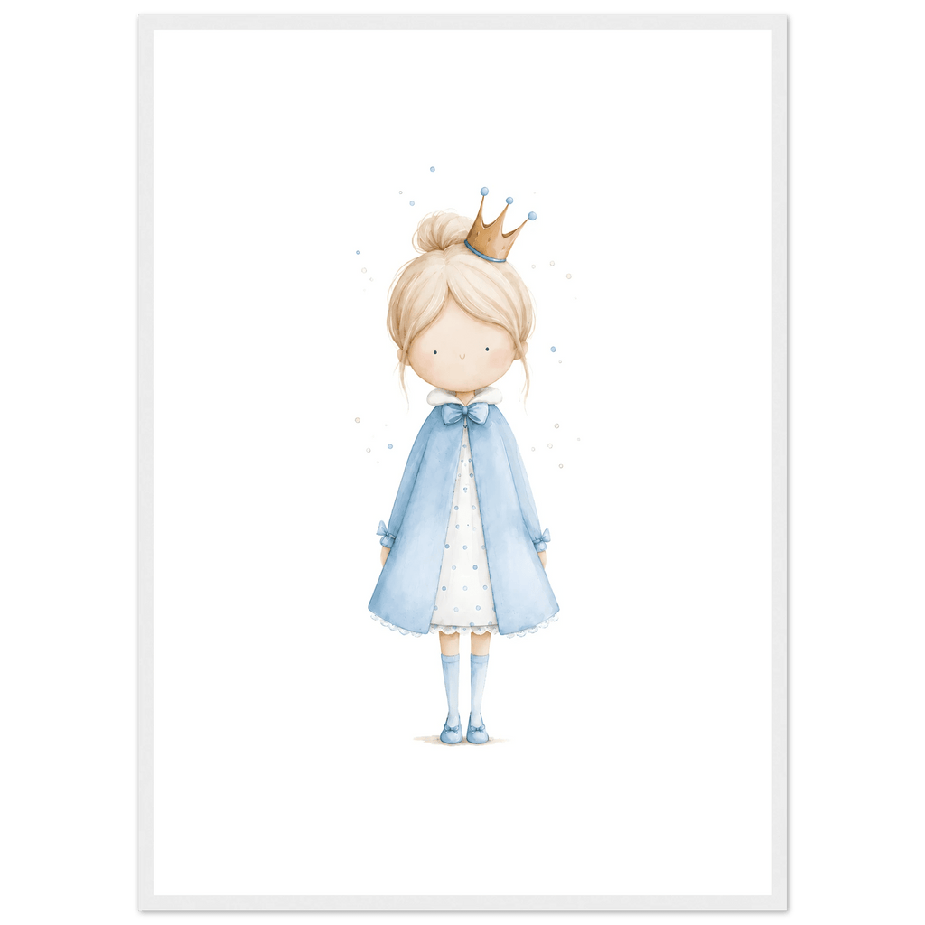 Liten Prinsessa - Personlig Text 💙 poster