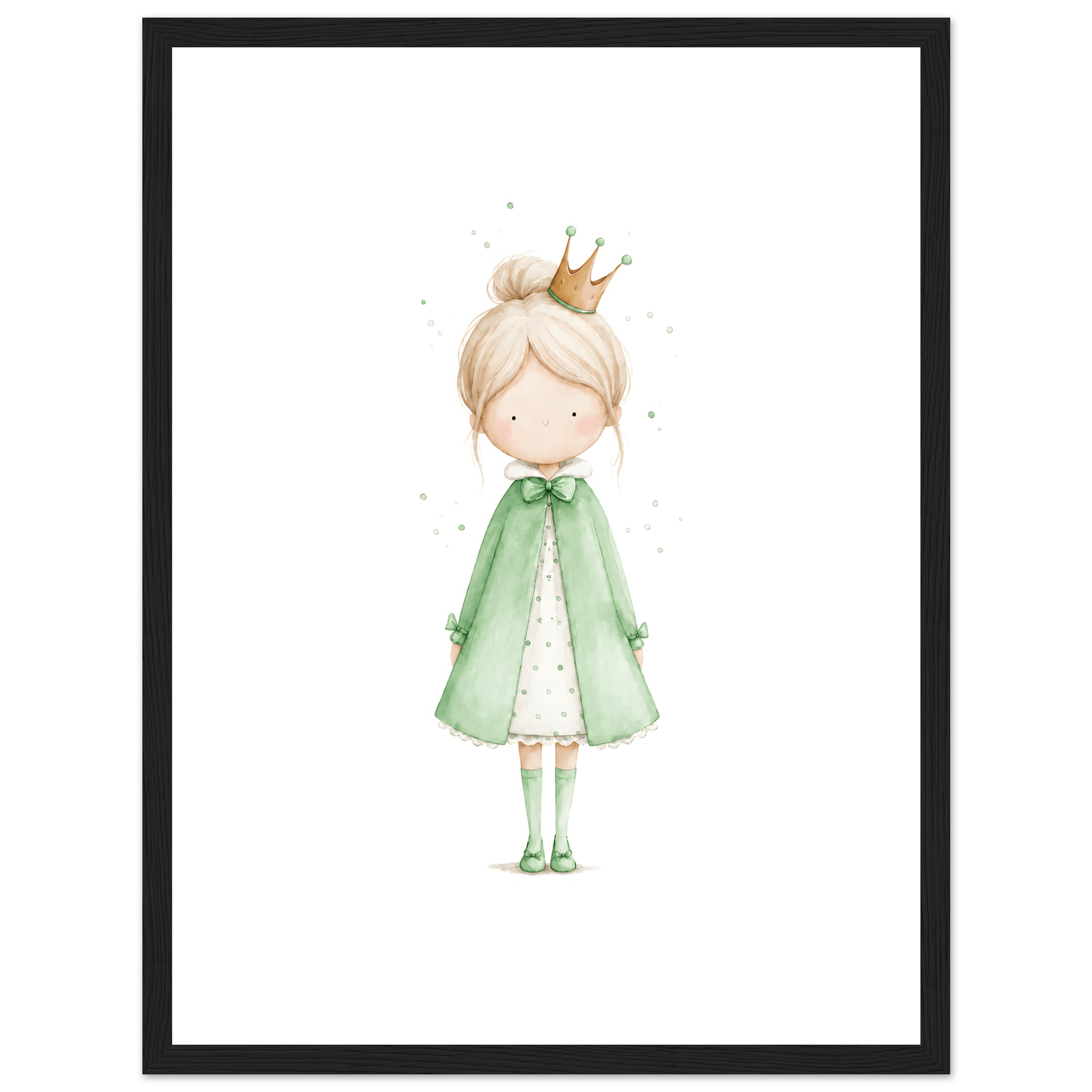 Liten Prinsessa – Personlig Text 💚 poster