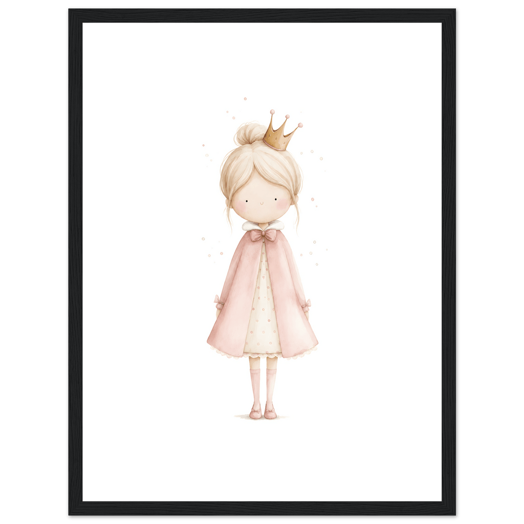 Liten Prinsessa – Personlig Text 💗 poster