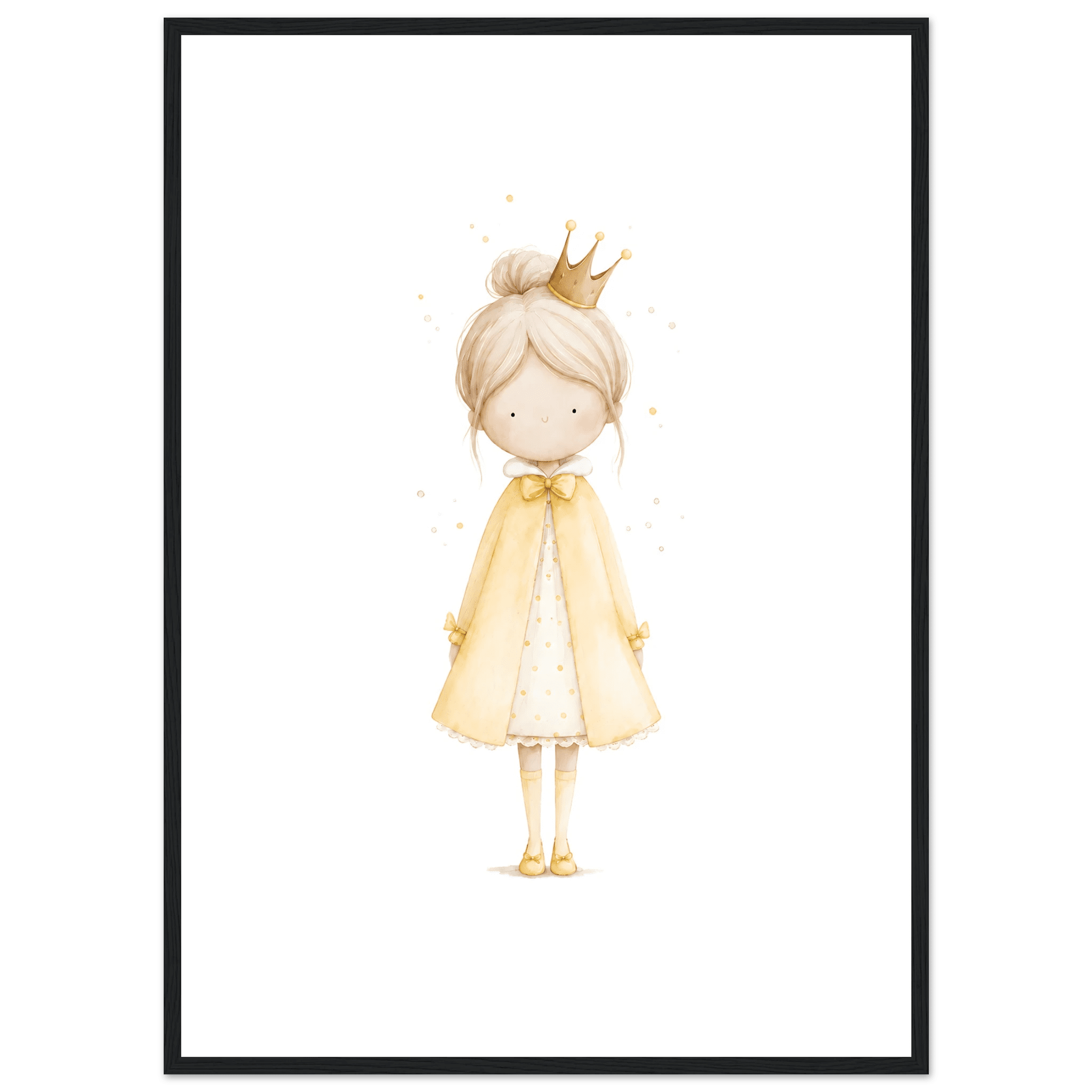 Liten Prinsessa – Personlig Text 💛 poster