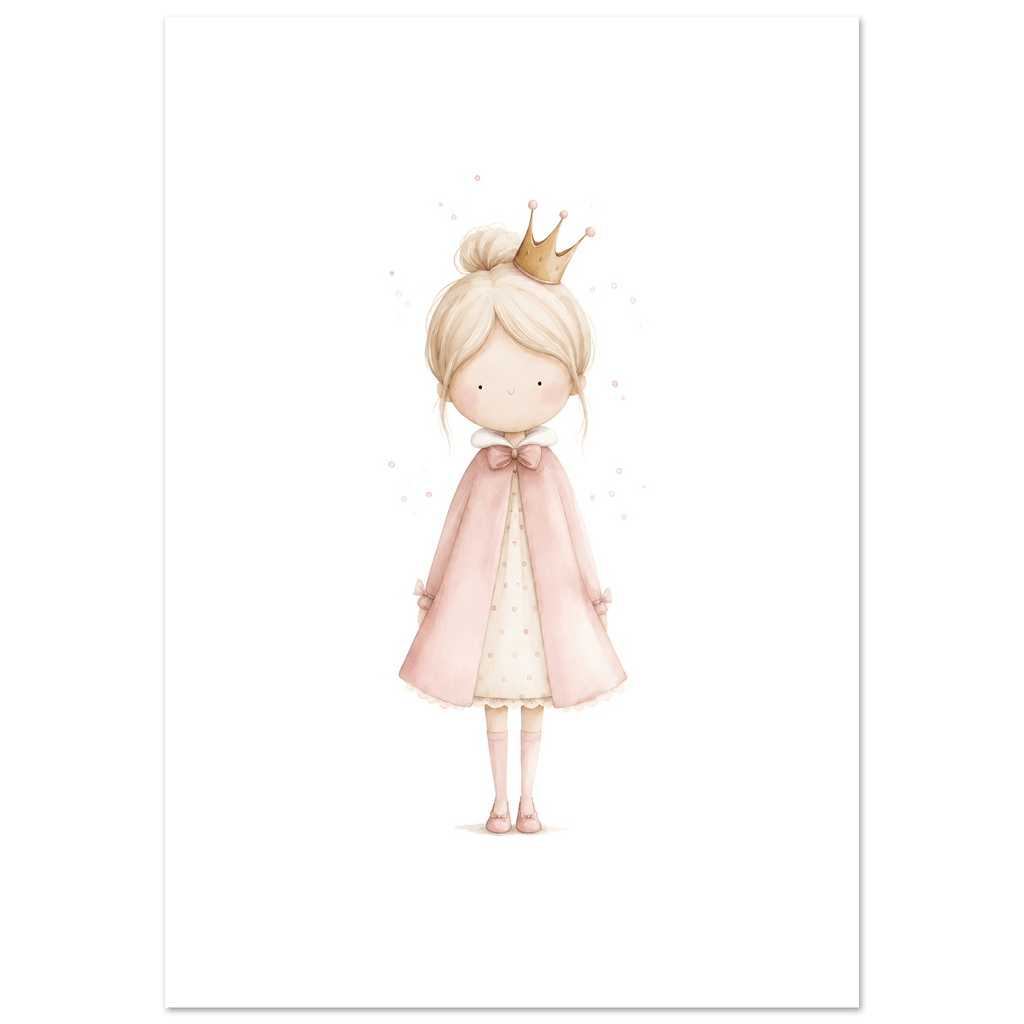 Liten Prinsessa – Personlig Text 💗 poster