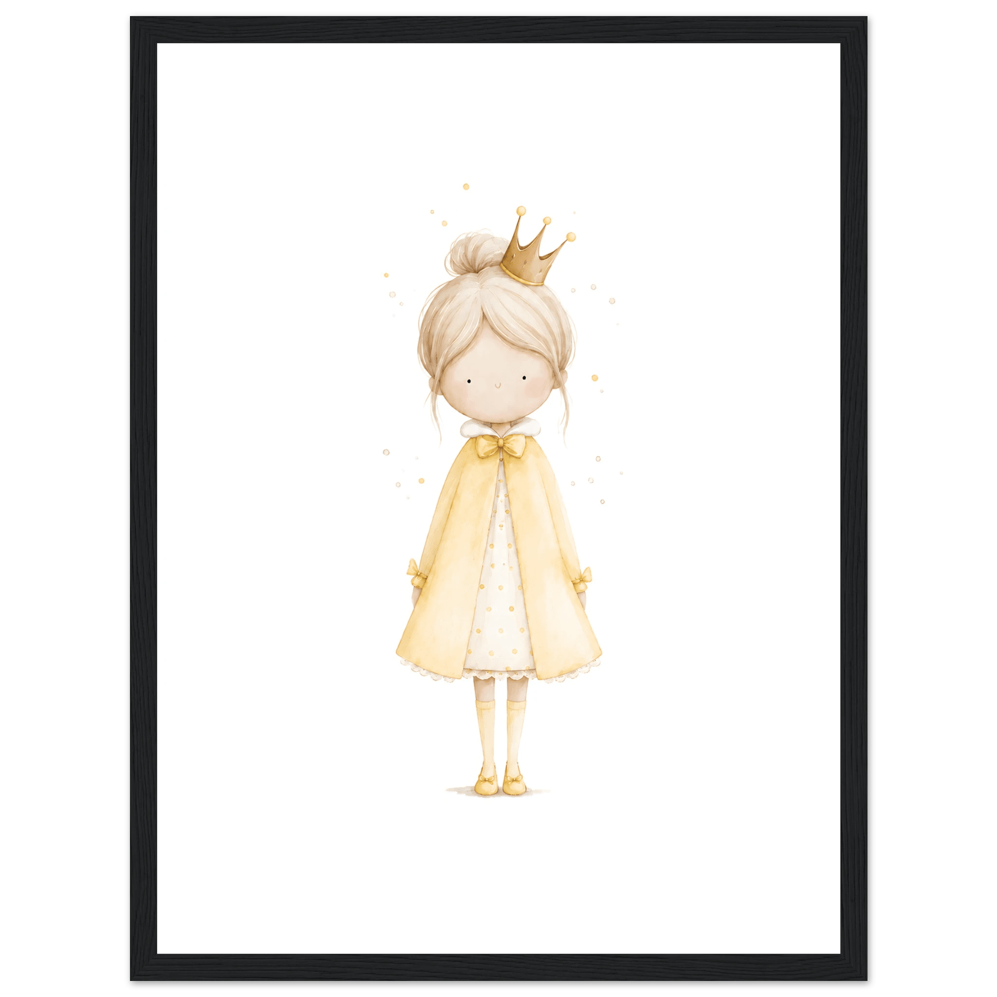 Liten Prinsessa – Personlig Text 💛 poster