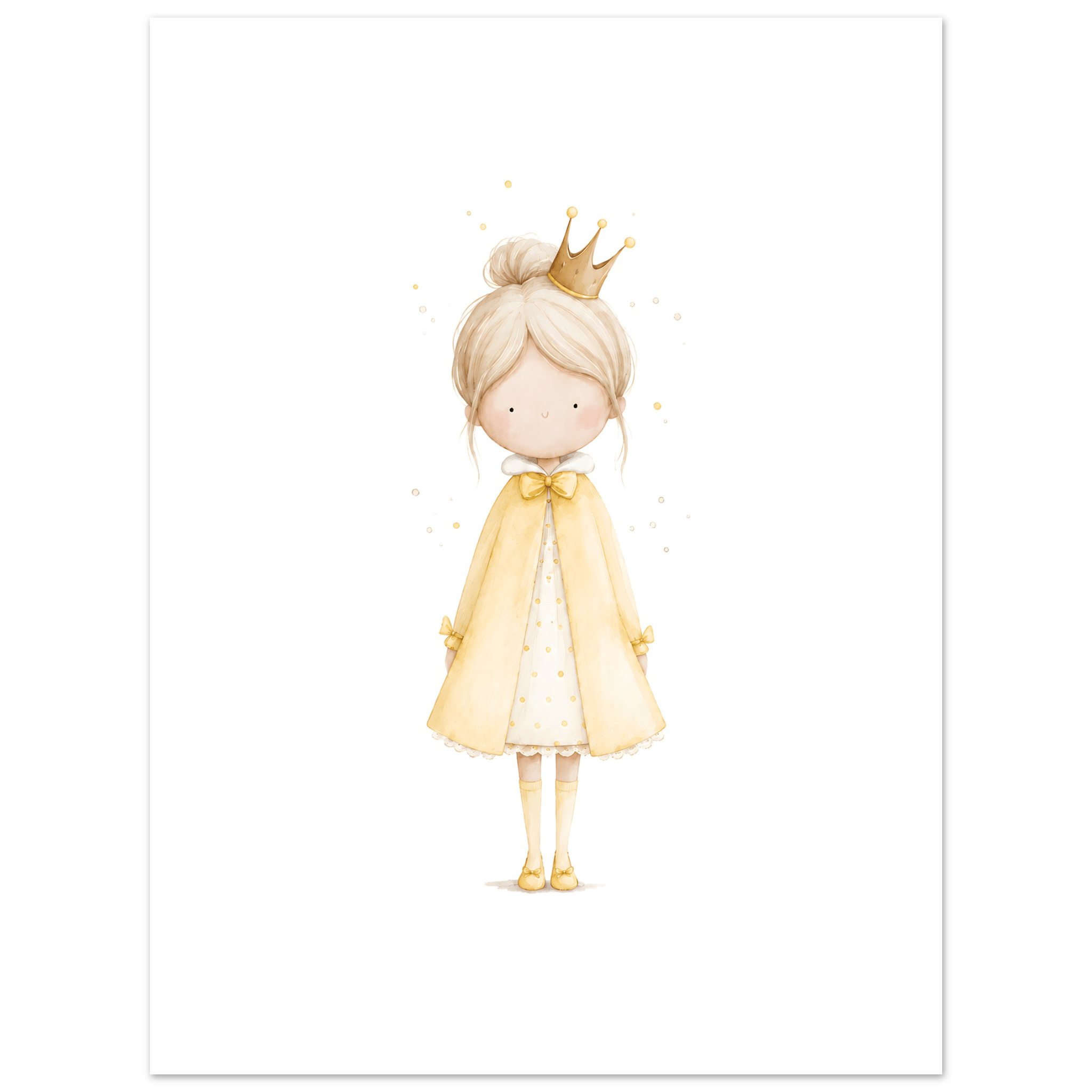 Liten Prinsessa – Personlig Text 💛 poster