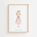 Prinsessa med personlig text poster