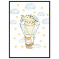 Räv i luftballong poster poster