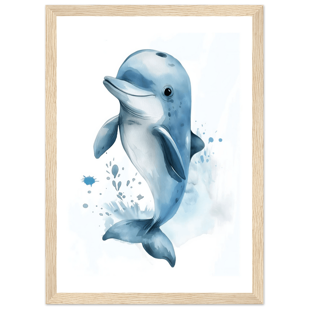 Söt delfin poster poster