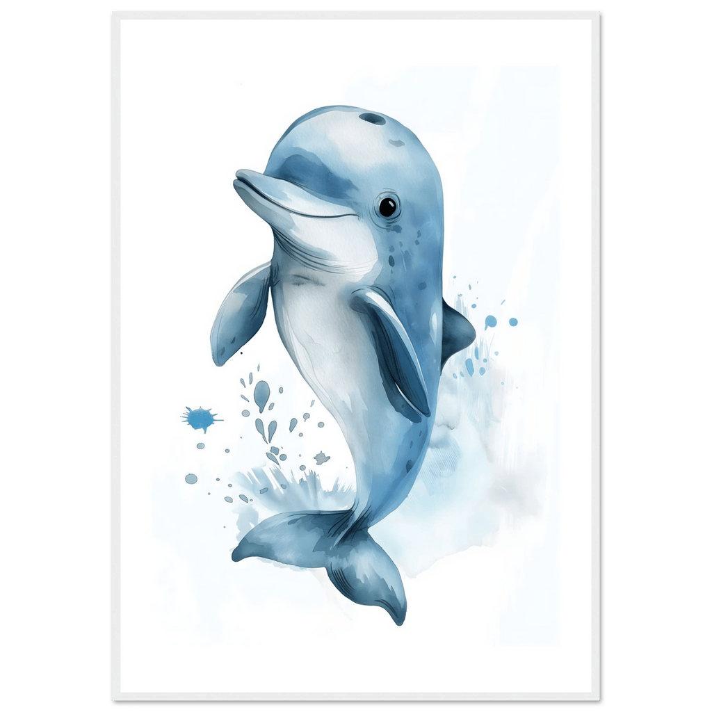 Söt delfin poster poster