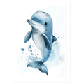 Söt delfin poster poster
