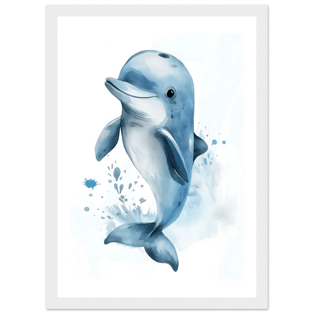 Söt delfin poster poster