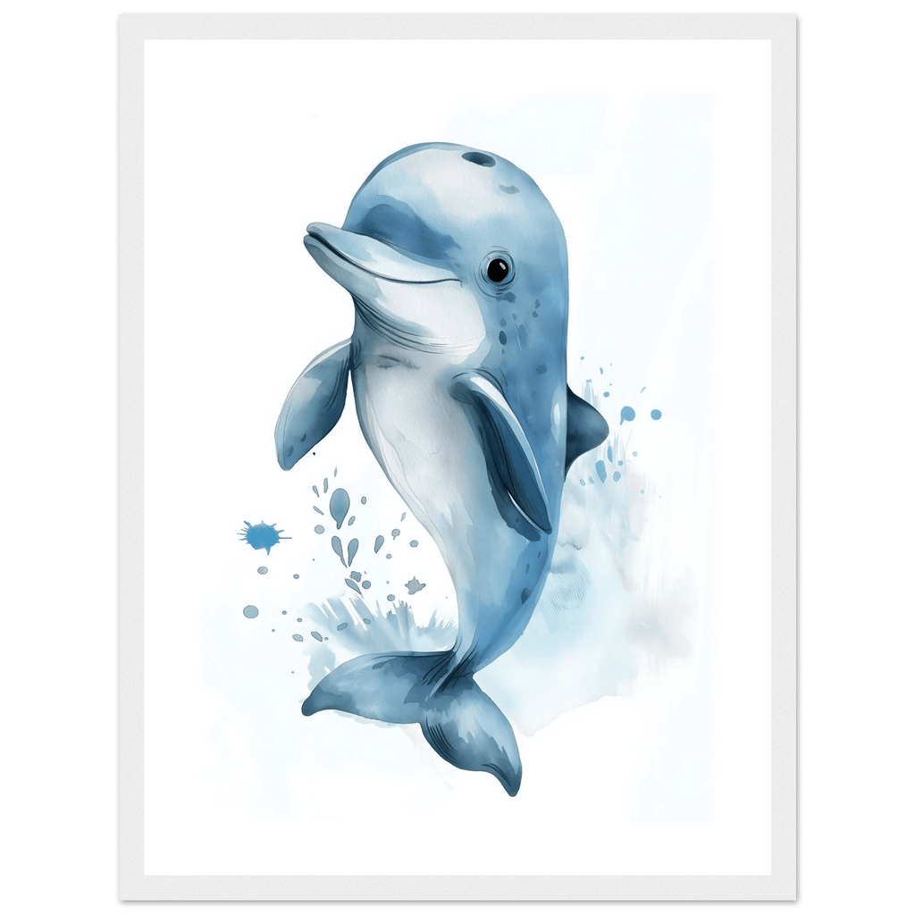 Söt delfin poster poster