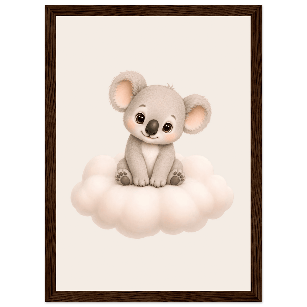 Söt koala på moln poster poster
