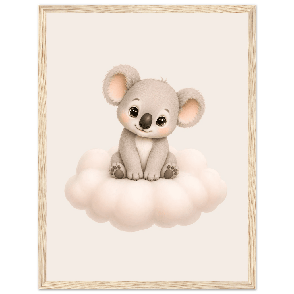 Söt koala på moln poster poster