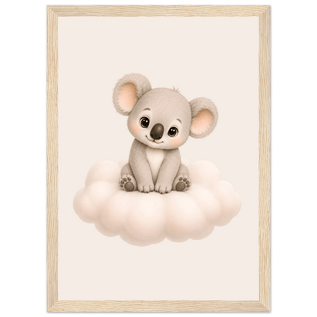 Söt koala på moln poster poster